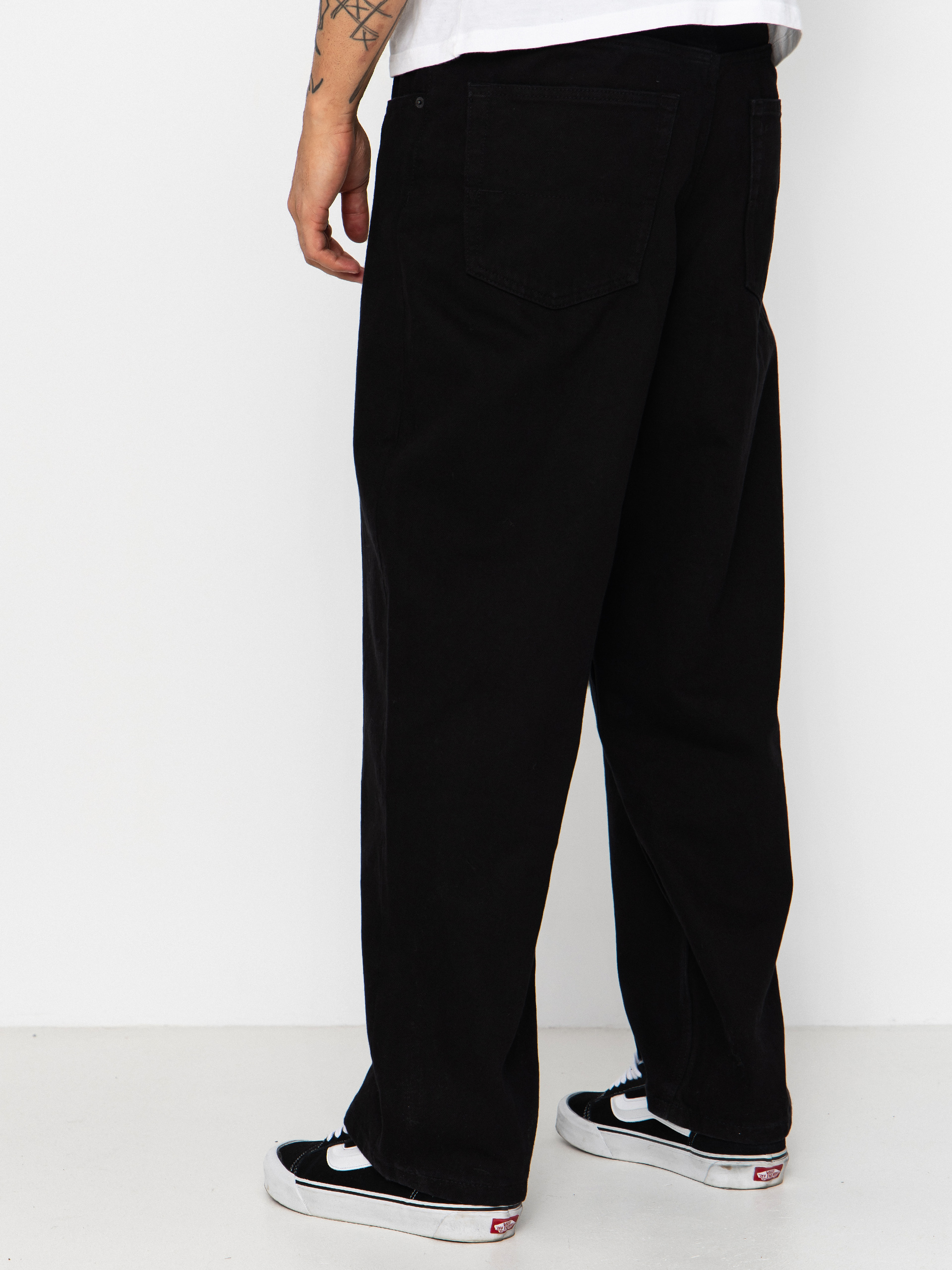 Kalhoty Vans Check 5 Baggy Denim (black)