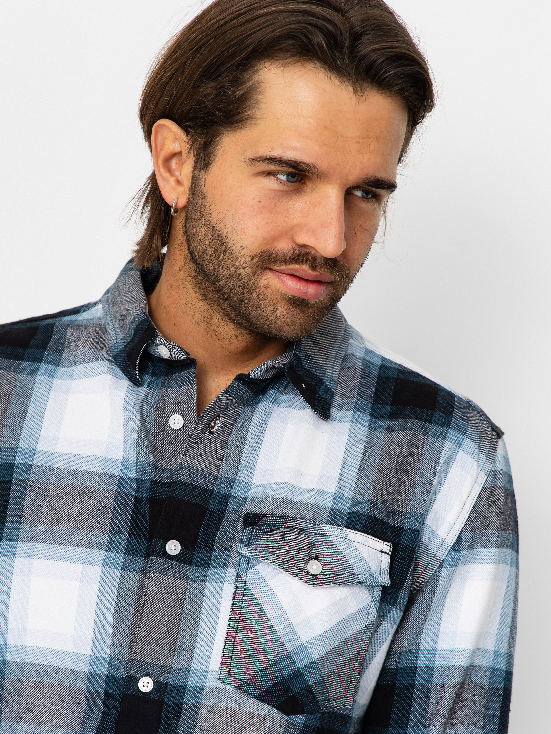 Košile DC Marshal Flannel (storm blue)