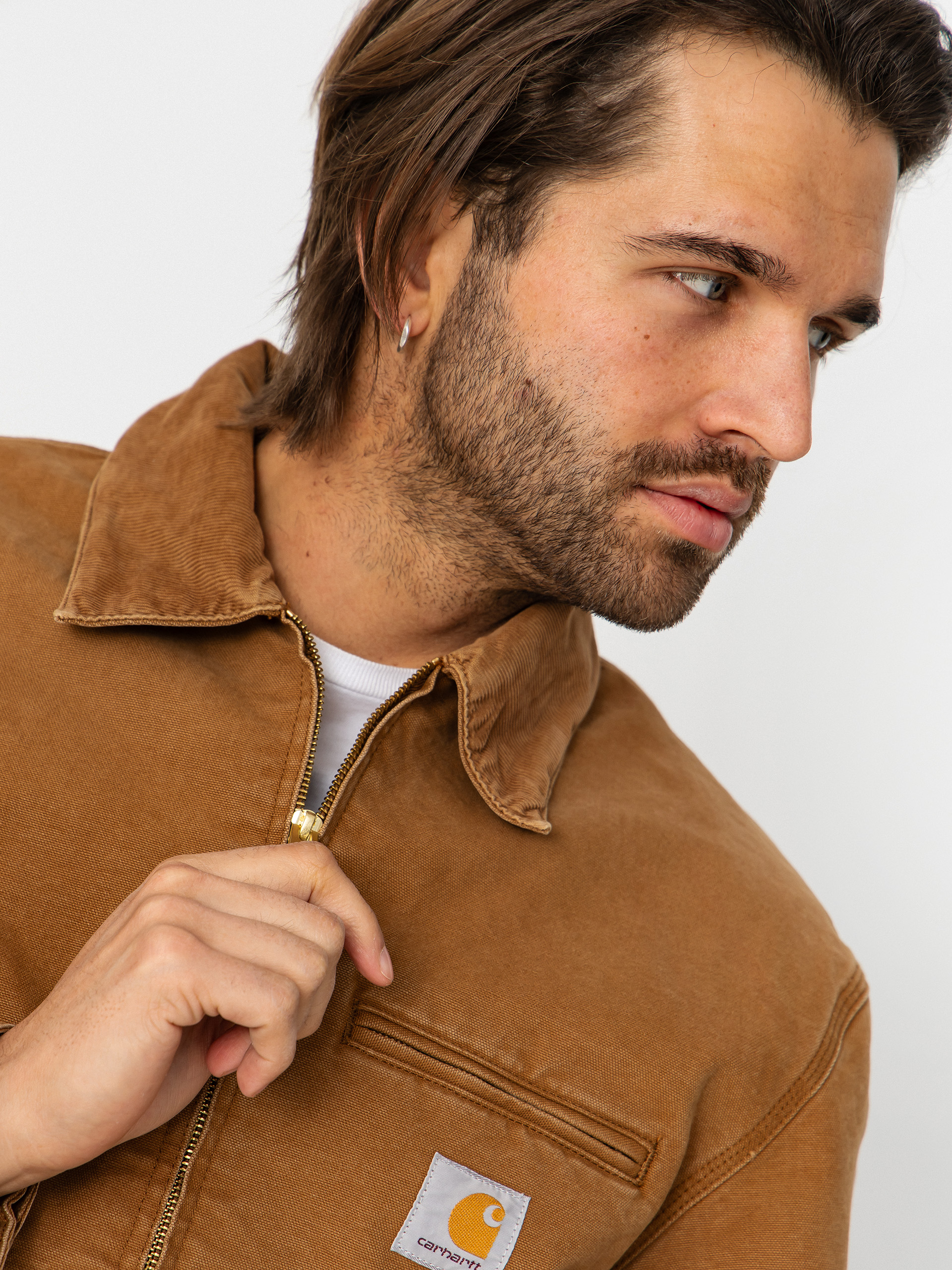 Bunda Carhartt WIP Detroit (hamilton brown/hamilton brown)