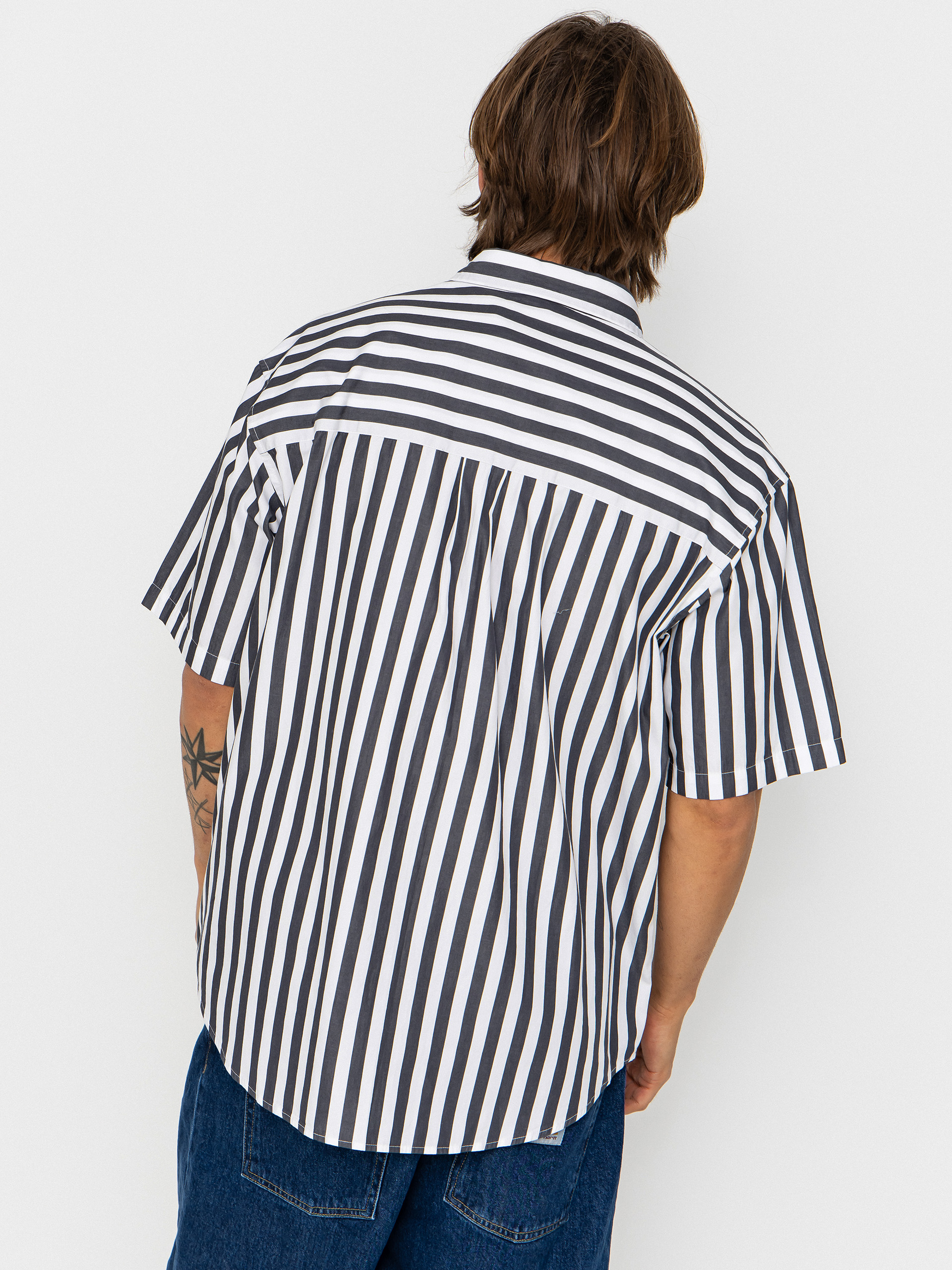 Košile Carhartt WIP Royce (royce stripe/graphite/white)