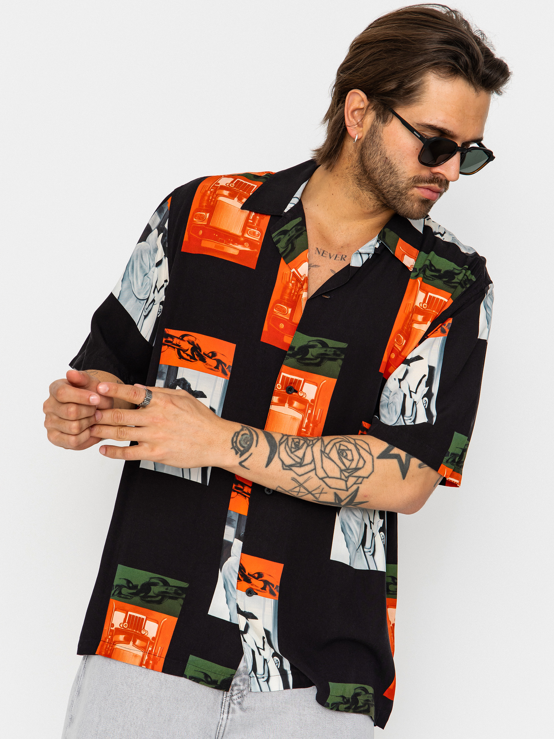 Košile Carhartt WIP Sean Hamilton (sean hamilton print/black)