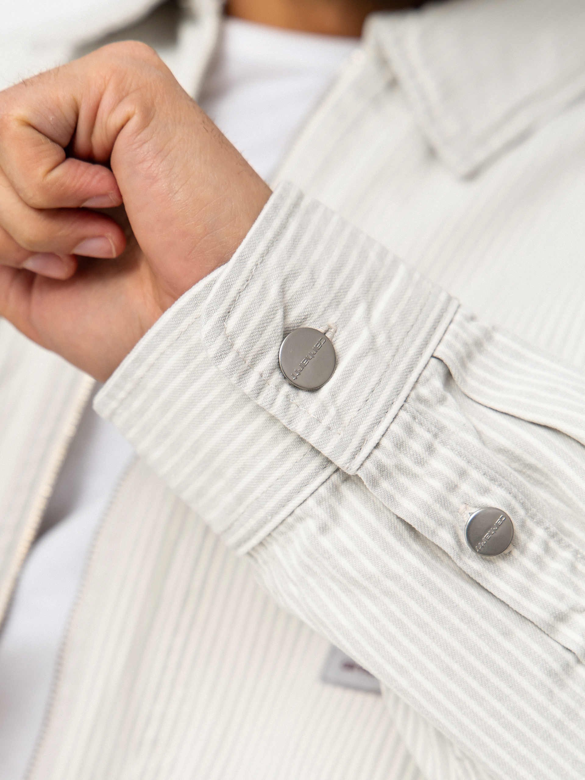 Bunda Carhartt WIP Mercer (mercer stripe/graphite/wax)