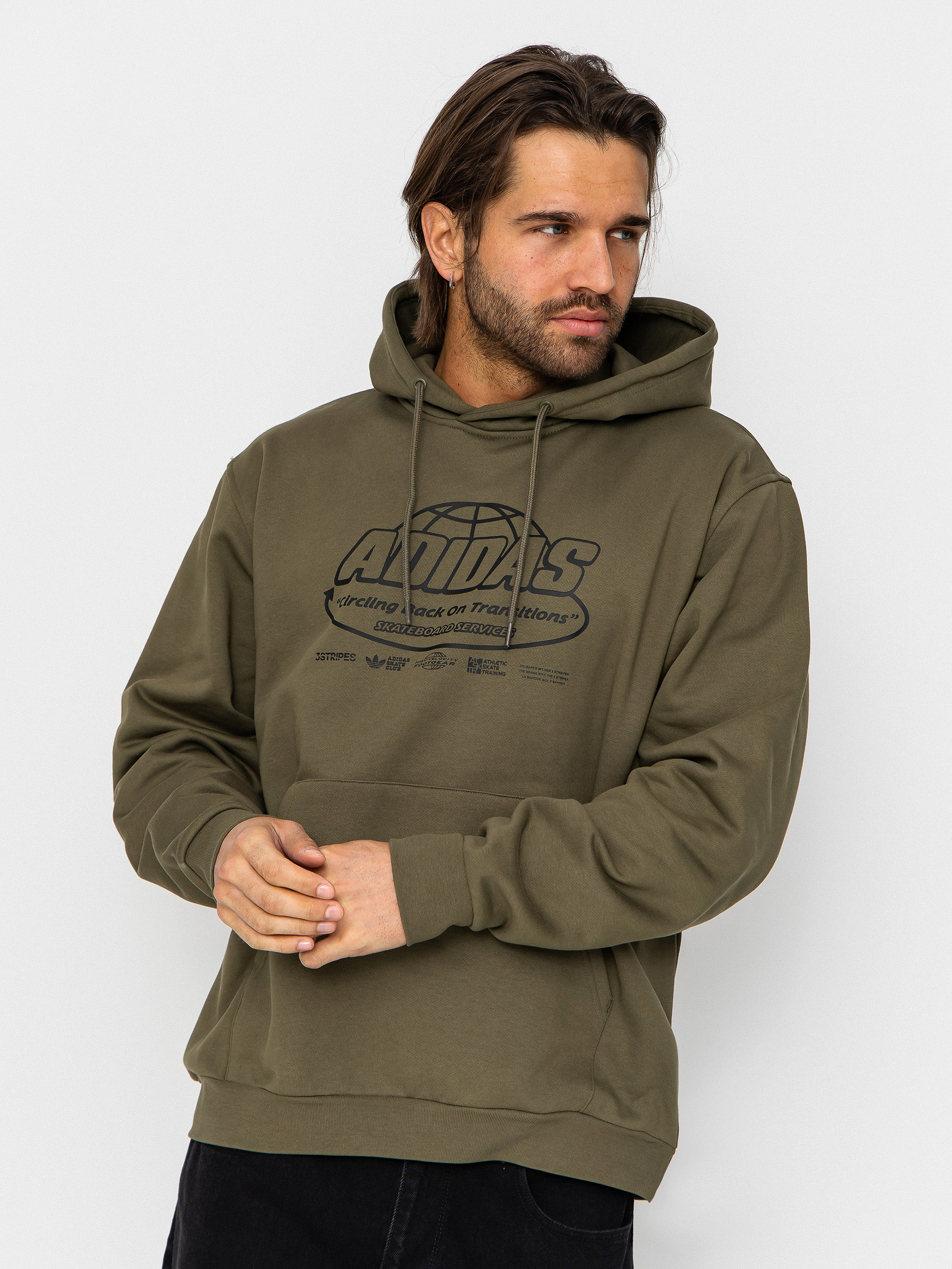 Mikina s kapucu00ed adidas Skt Adi Cor HD (olistr)