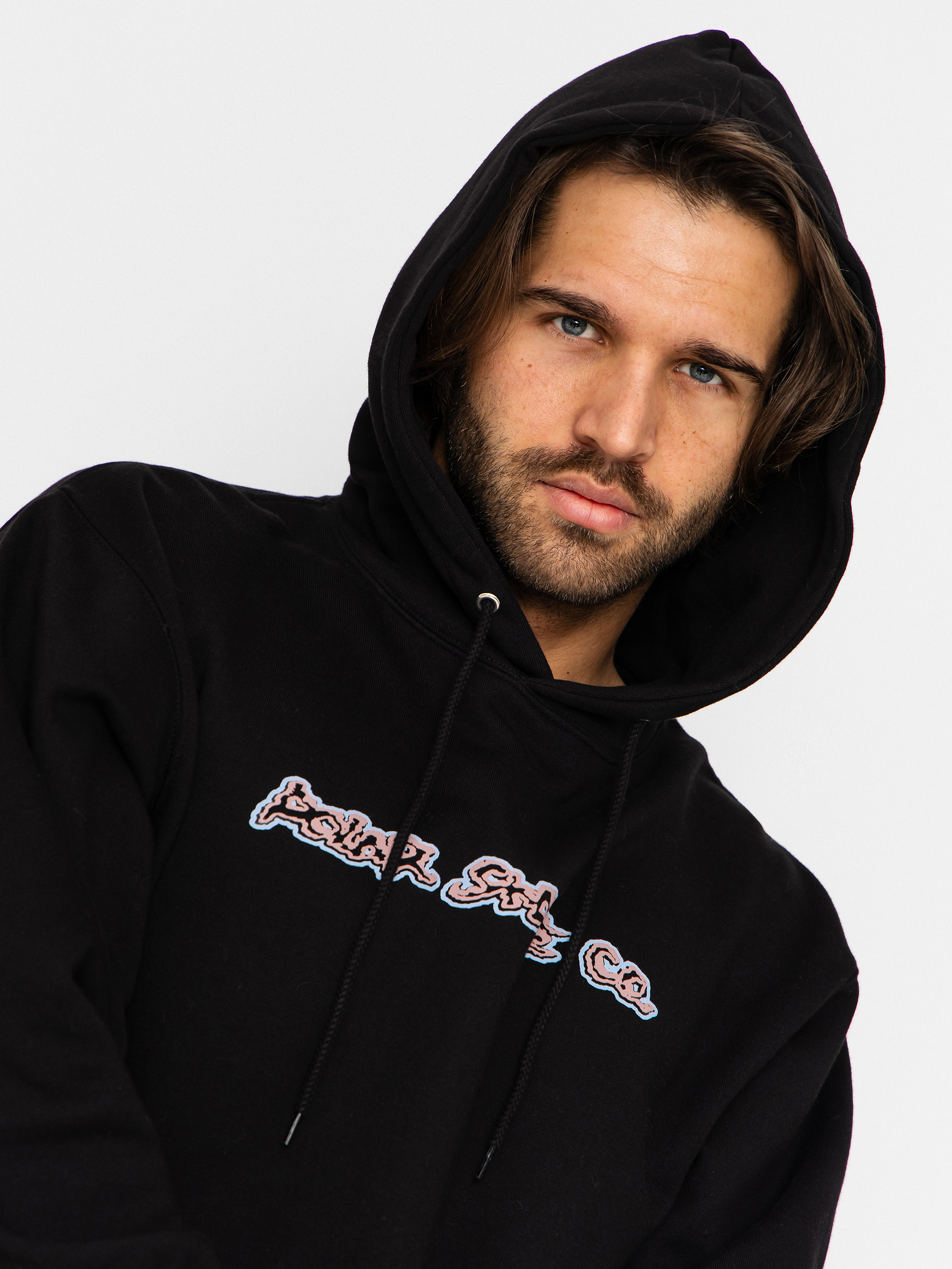 Mikina s kapucí Polar Skate Dave Lovely Day HD (black)