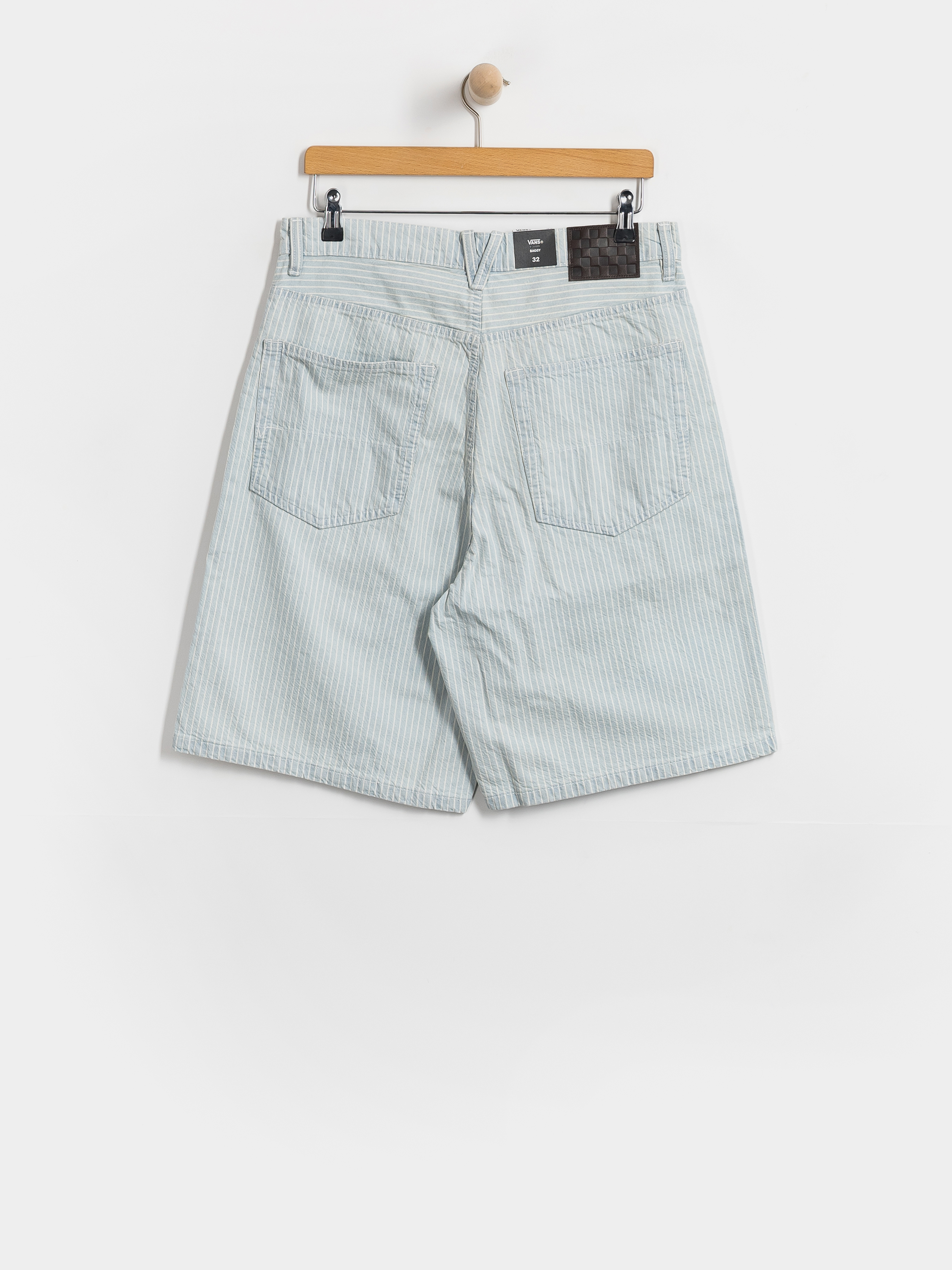 Kraťasy Vans Check 5 Baggy Striped Denim (blue ice stripe)