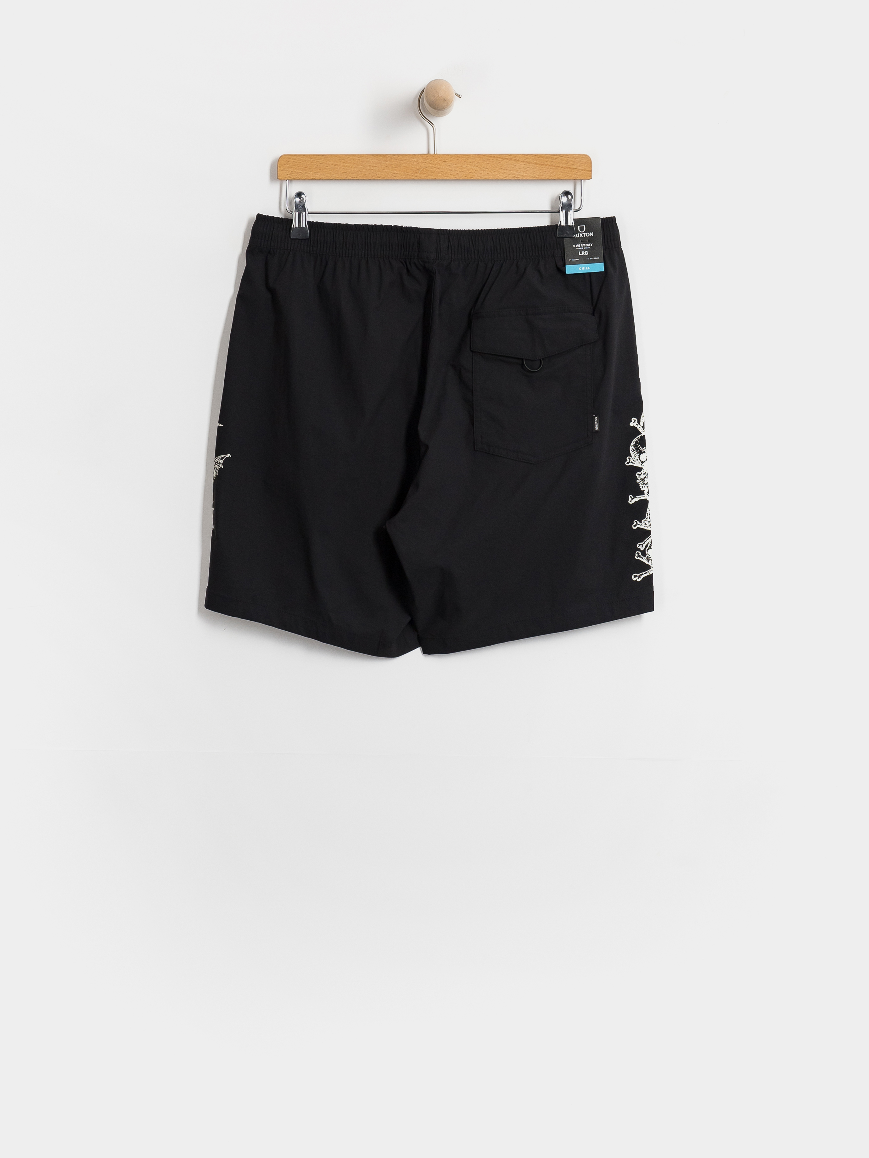 Kraťasy Brixton Everyday Stretch Hybrid (black/white)
