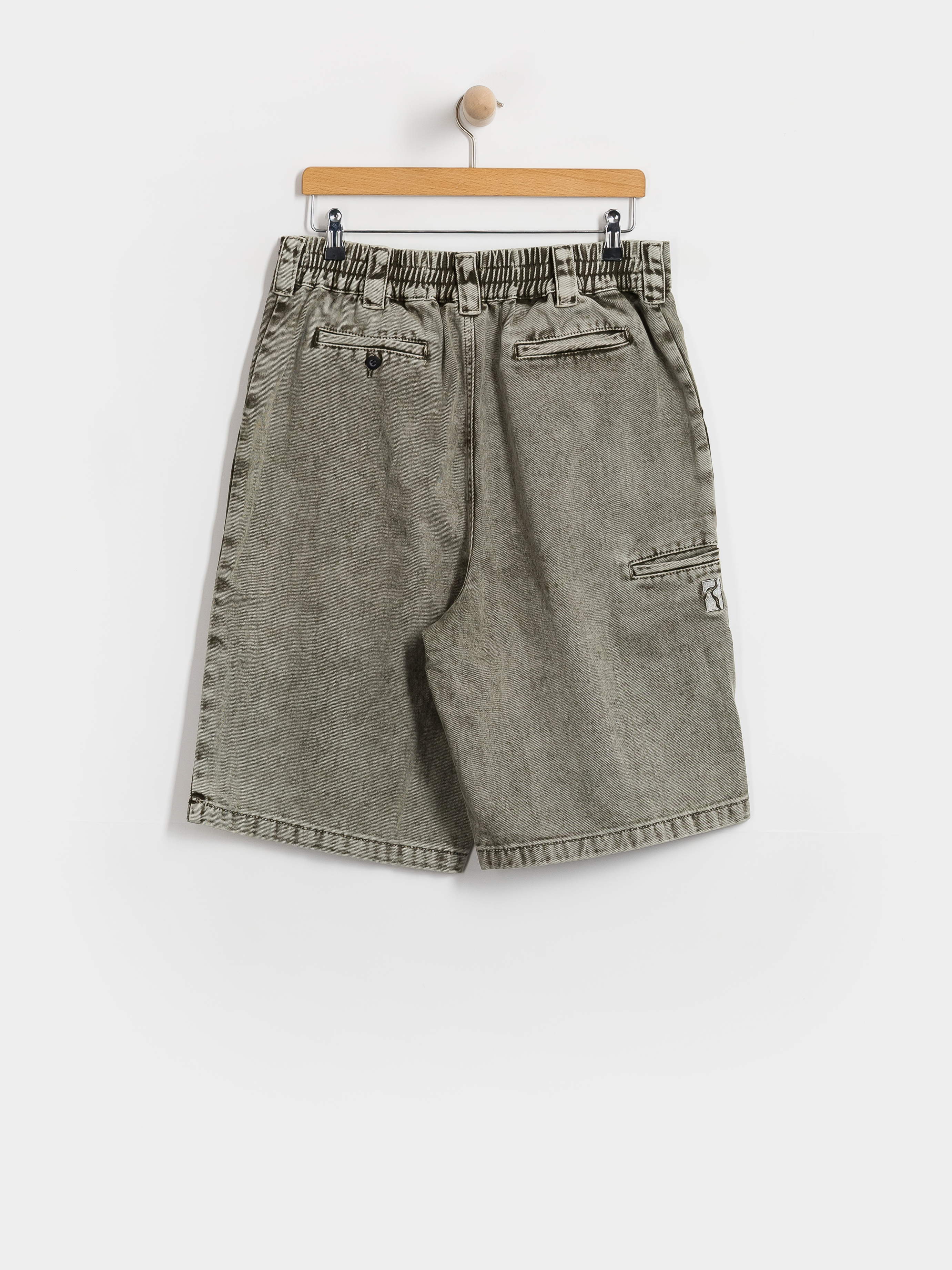 Kraťasy Poetic Collective Painter (grey denim wash)