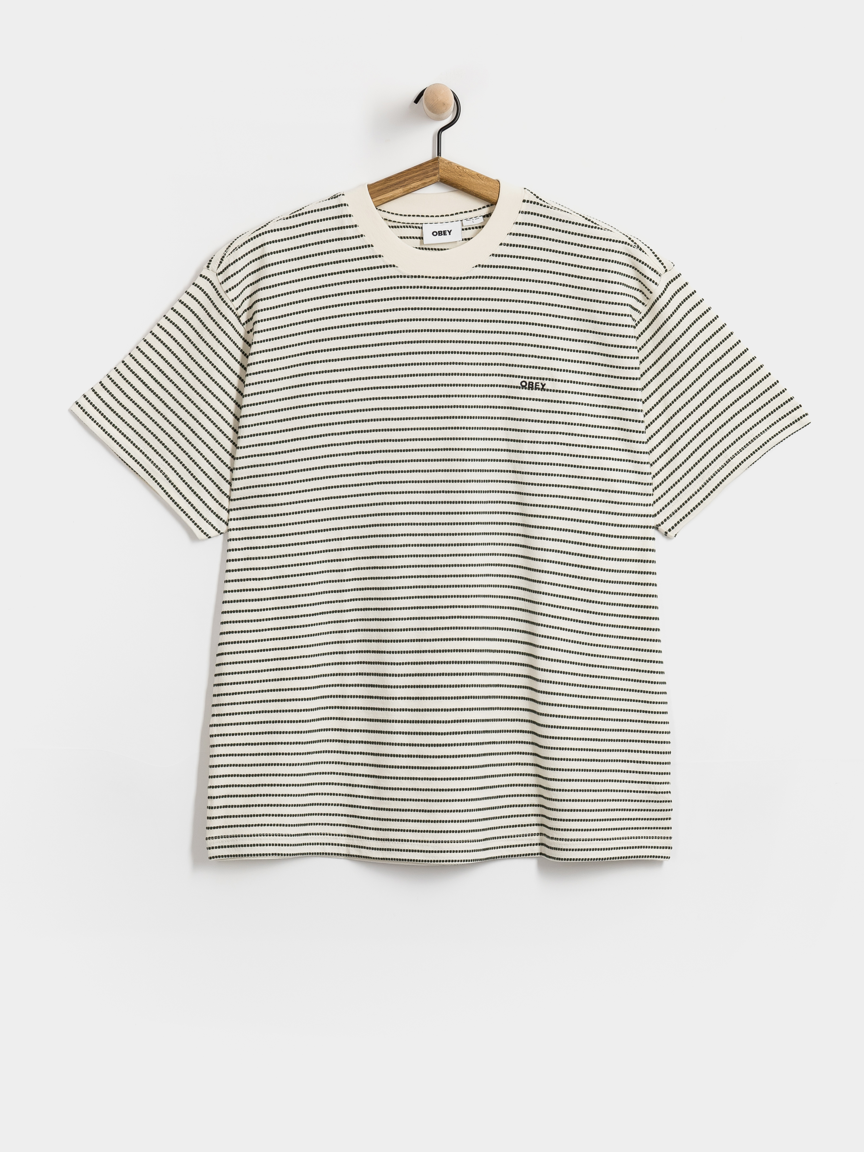 Tričko OBEY Edwin (cream mutli)