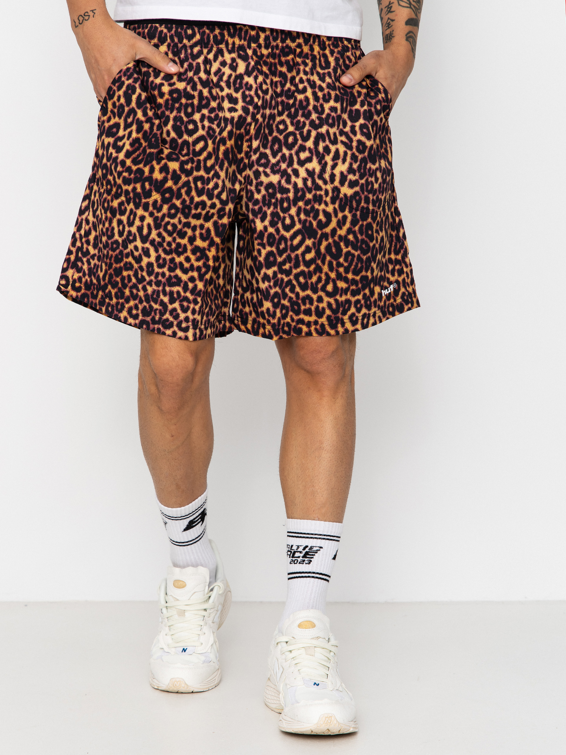 Kraťasy HUF 89 Printed Easy (brown)