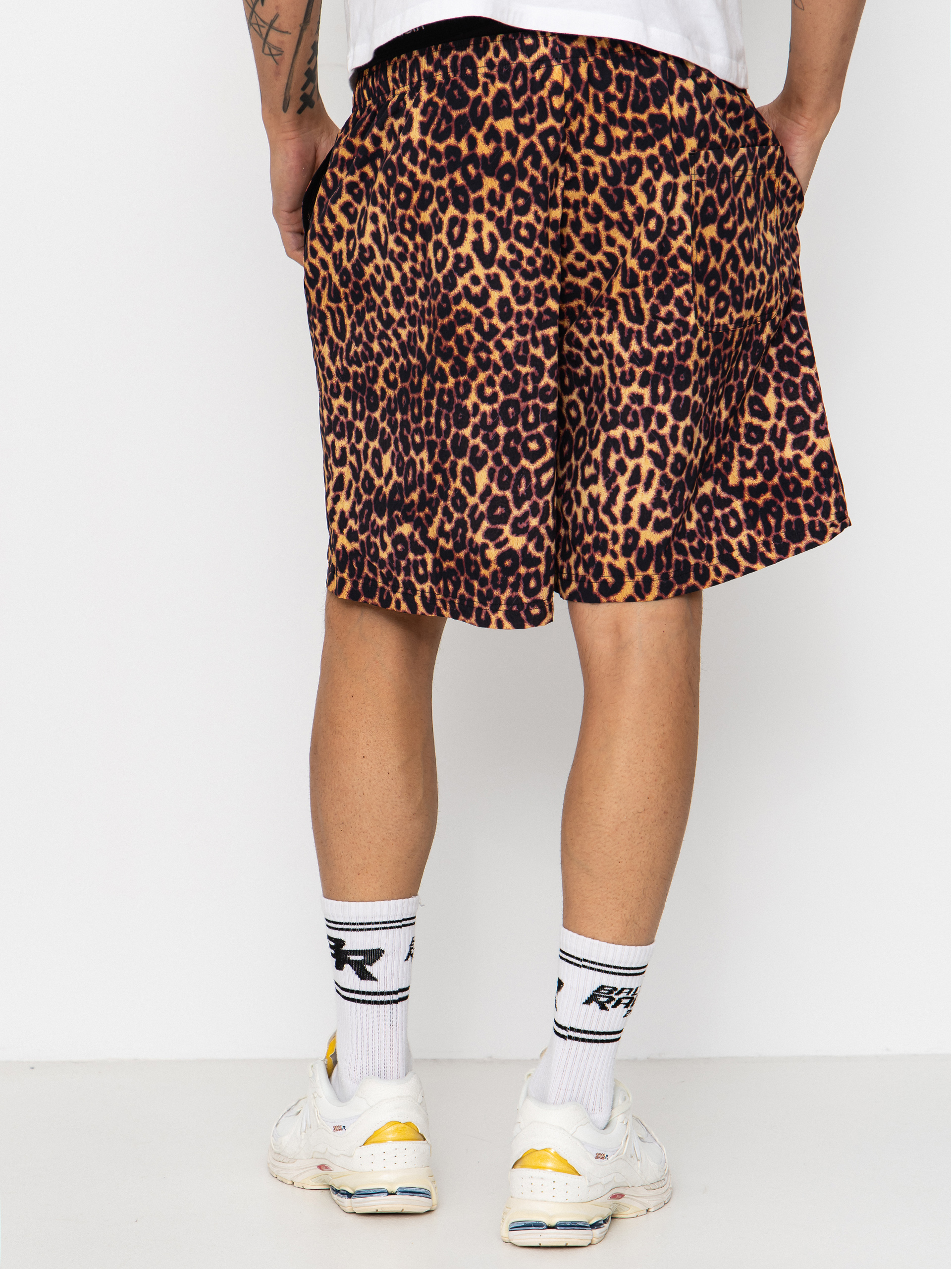 Kraťasy HUF 89 Printed Easy (brown)