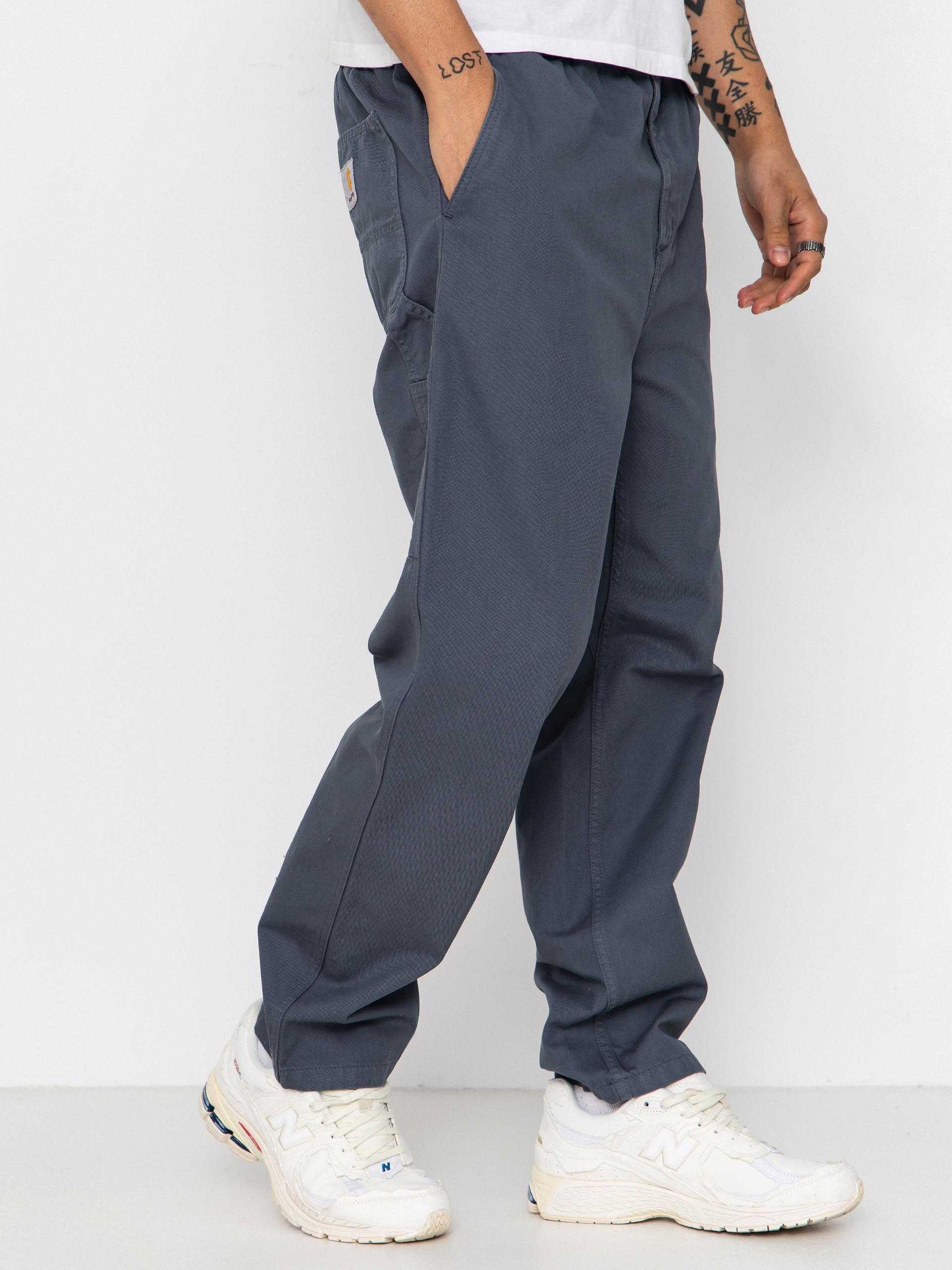 Kalhoty Carhartt WIP Flint (cozy blue)