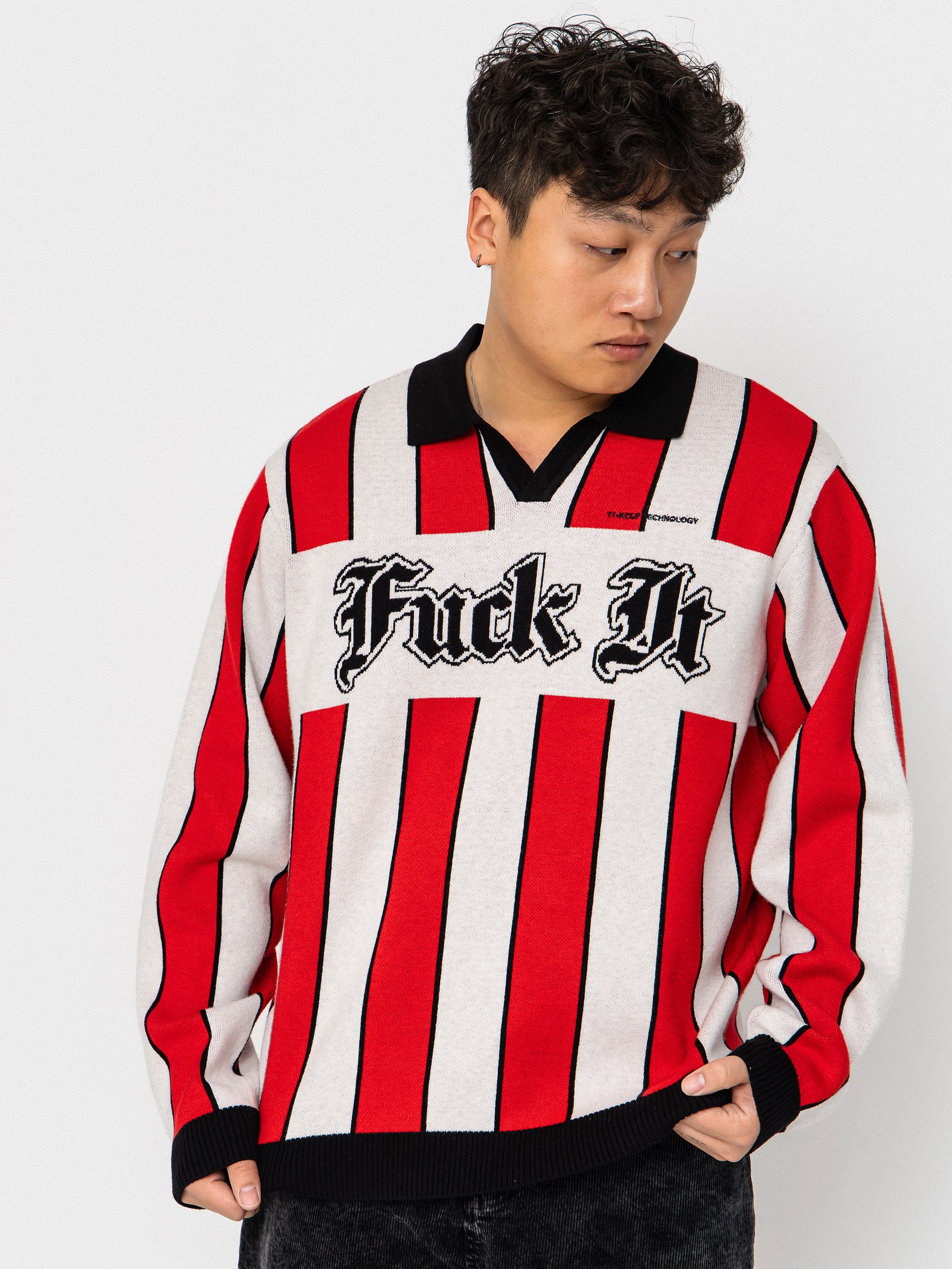 Svetr HUF Midfield Jersey (red)