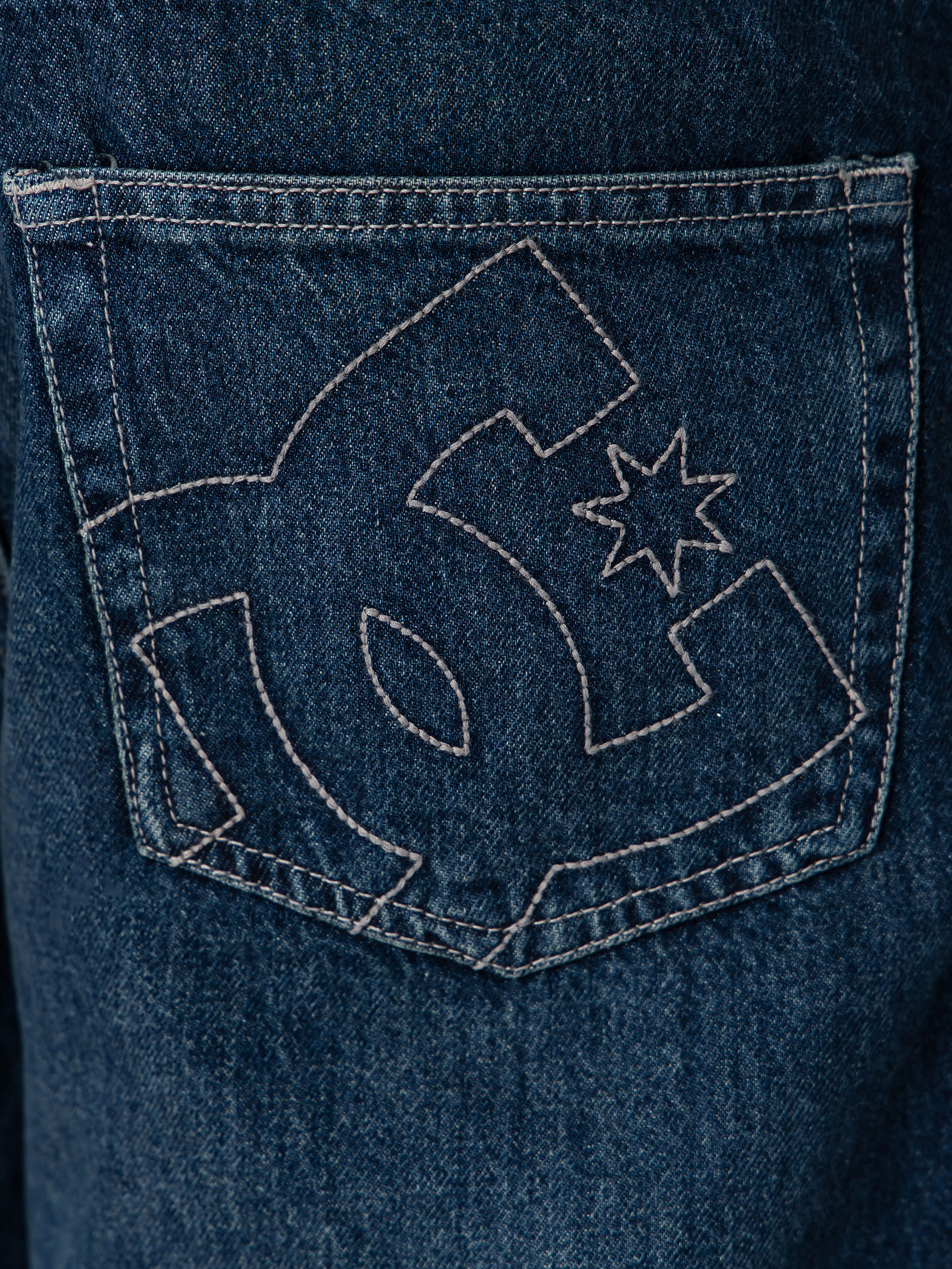 Kalhoty DC Worker Baggy Denim Double That (dark denim)