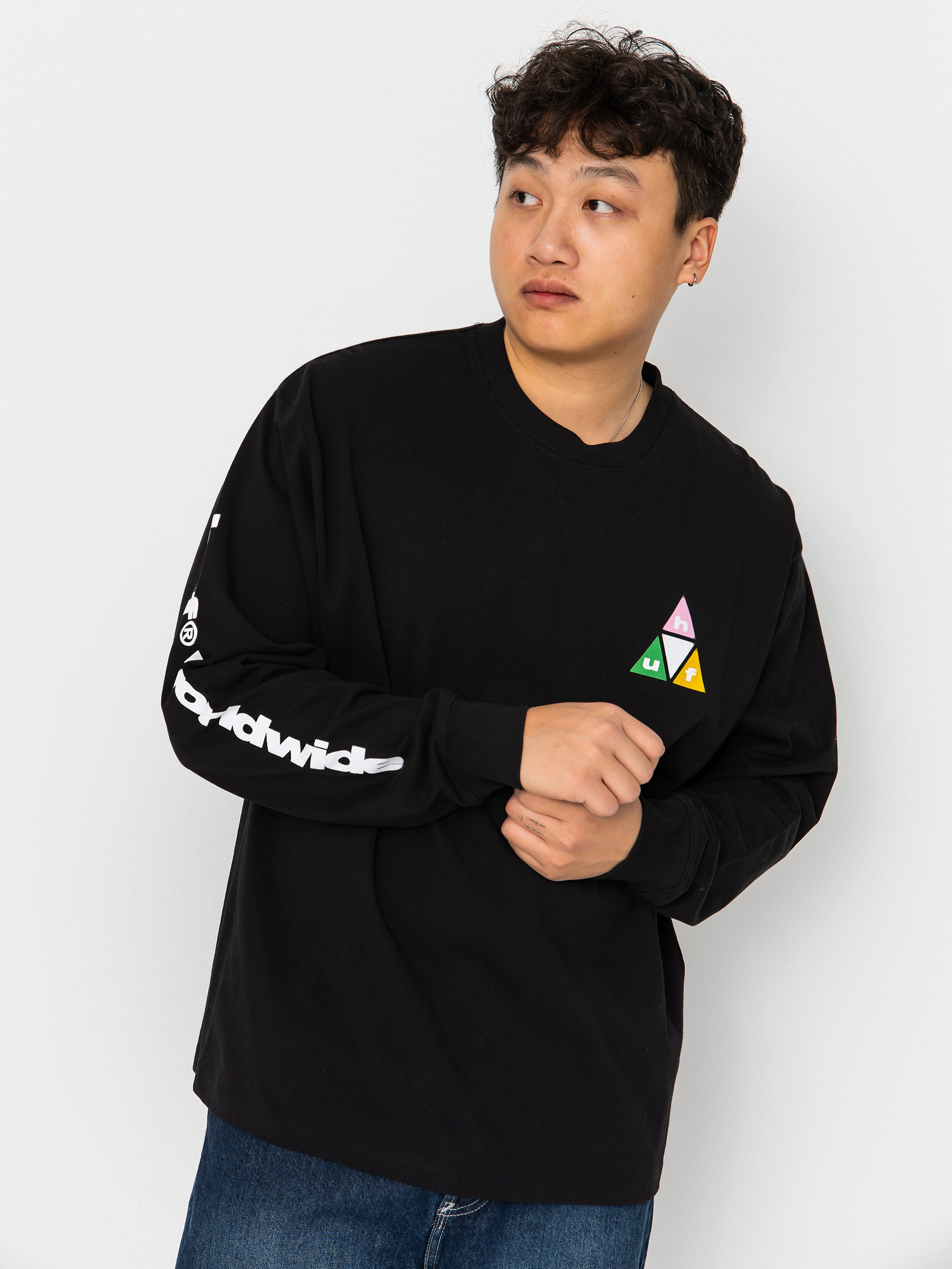 Triko HUF Prism Tt (black)