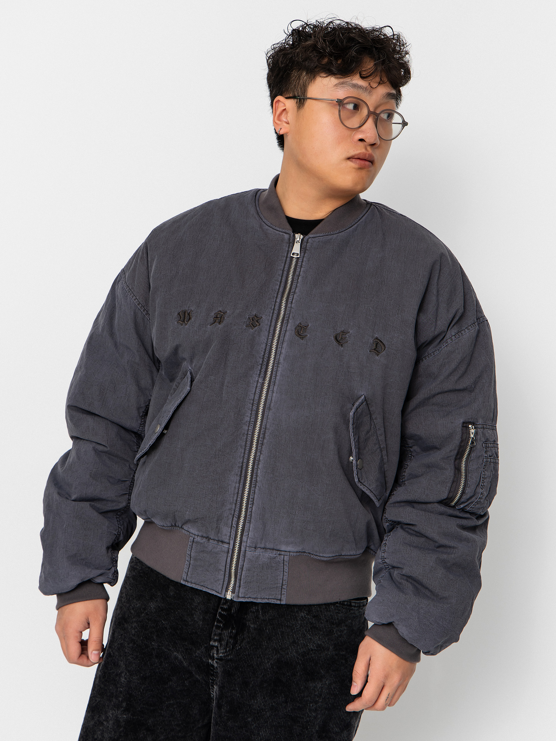 Bunda Wasted Paris Splinter Bombers (stone grey)