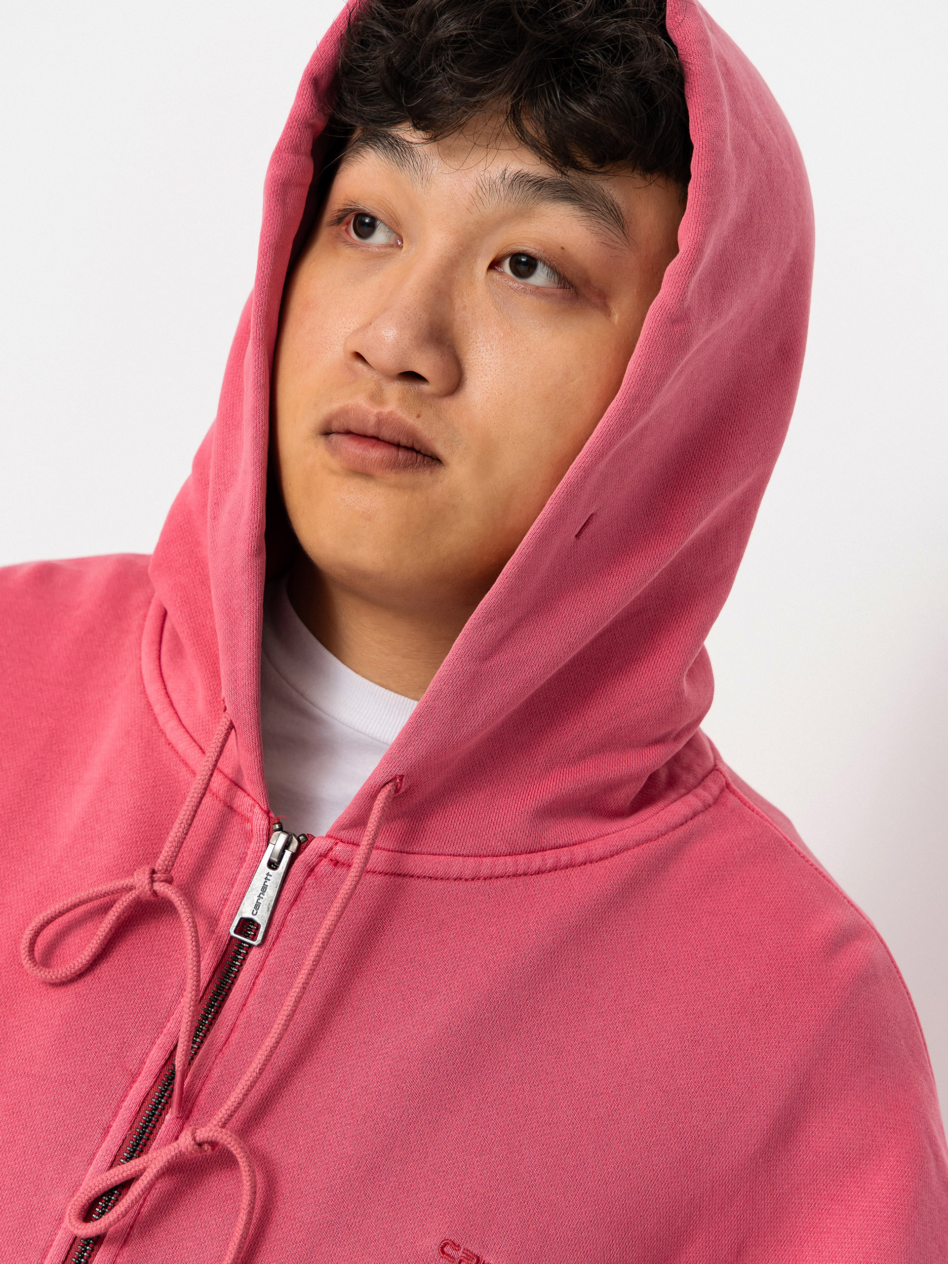 Mikina s kapucí Carhartt WIP Benton ZHD (primrose)