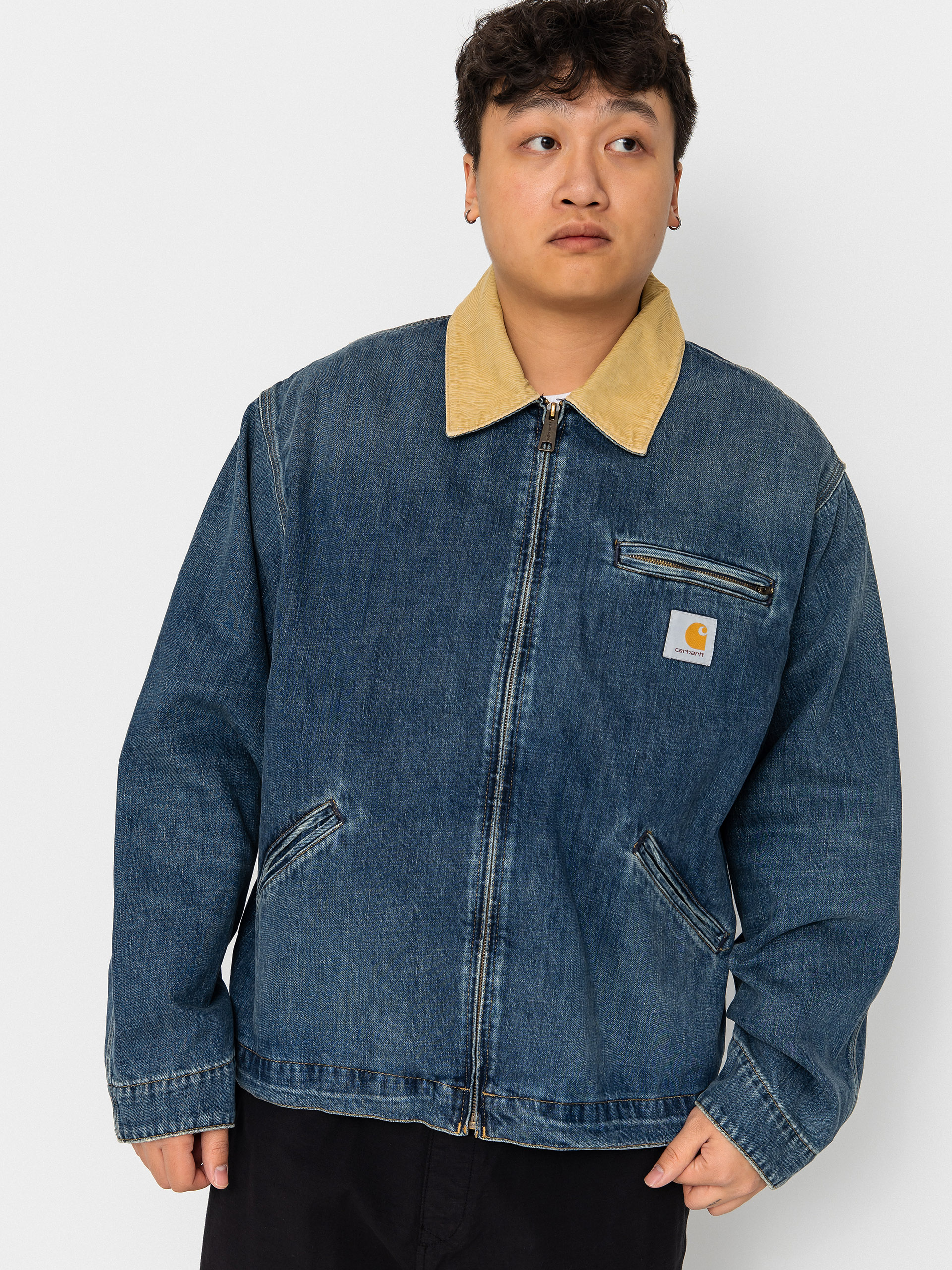 Bunda Carhartt WIP OG Detroit (blue/dusty h brown)