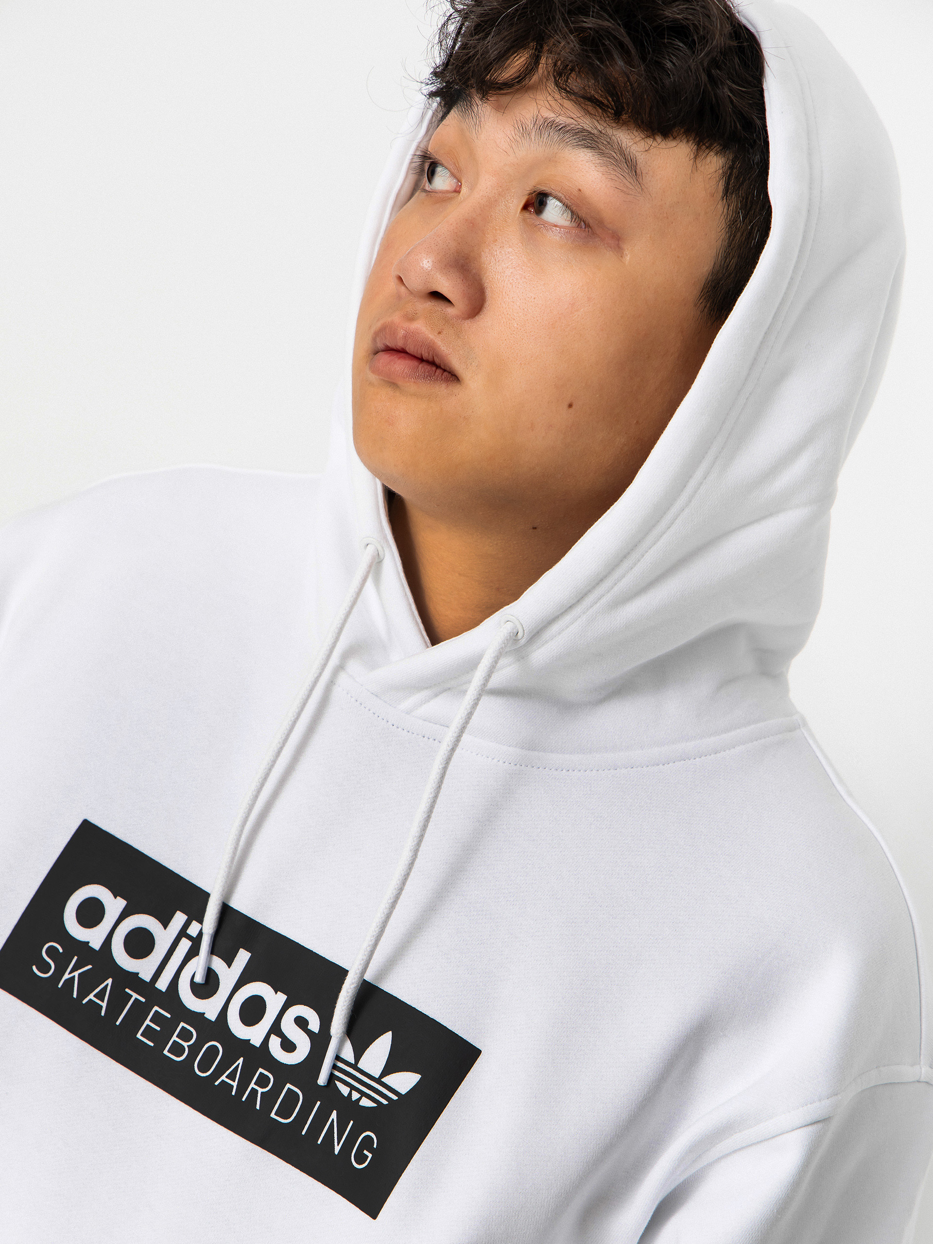 Mikina s kapucí adidas Skt Logo HD (white)