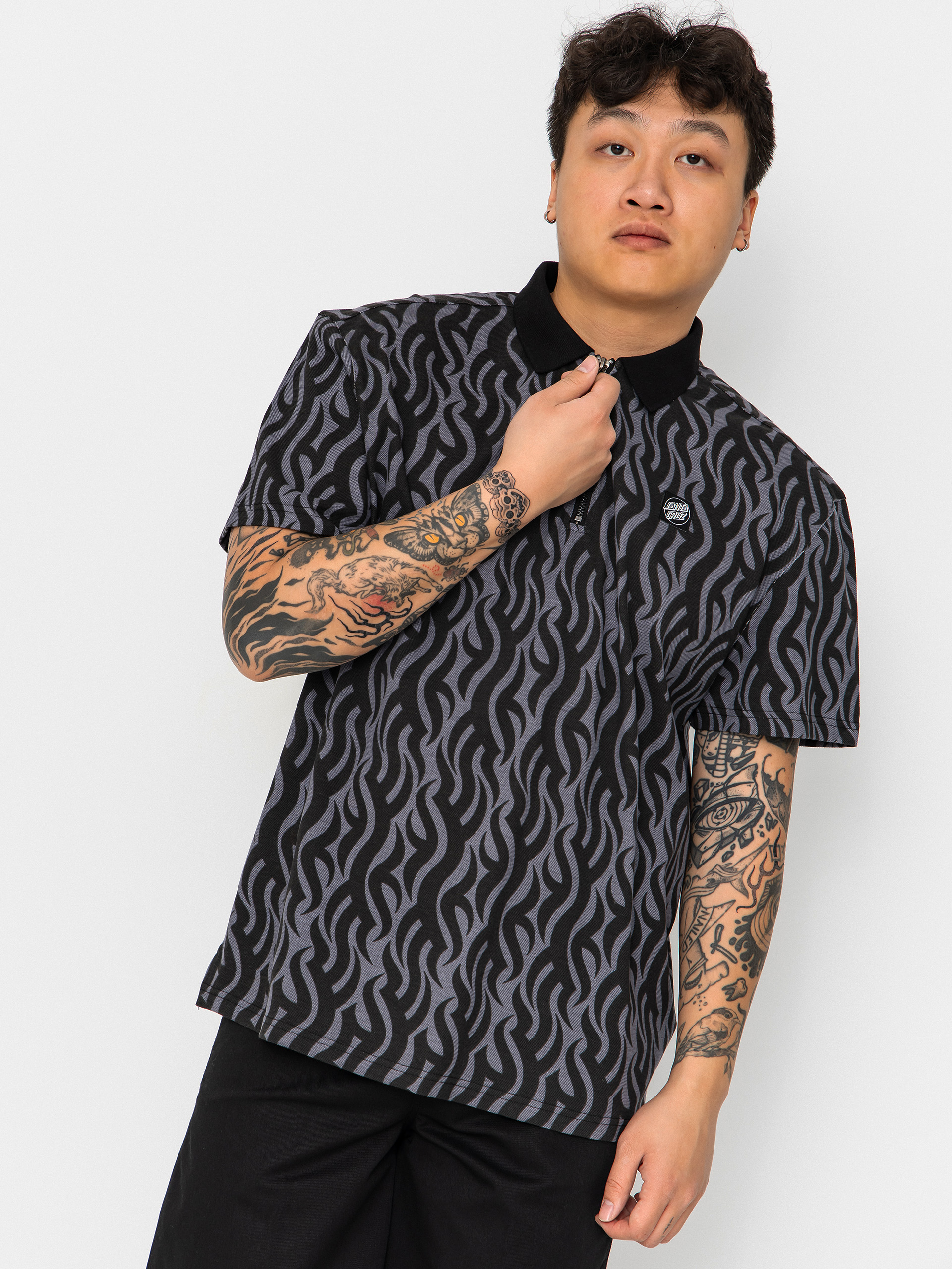 Polo tričko Santa Cruz Fleck Polo (dressen tribal)
