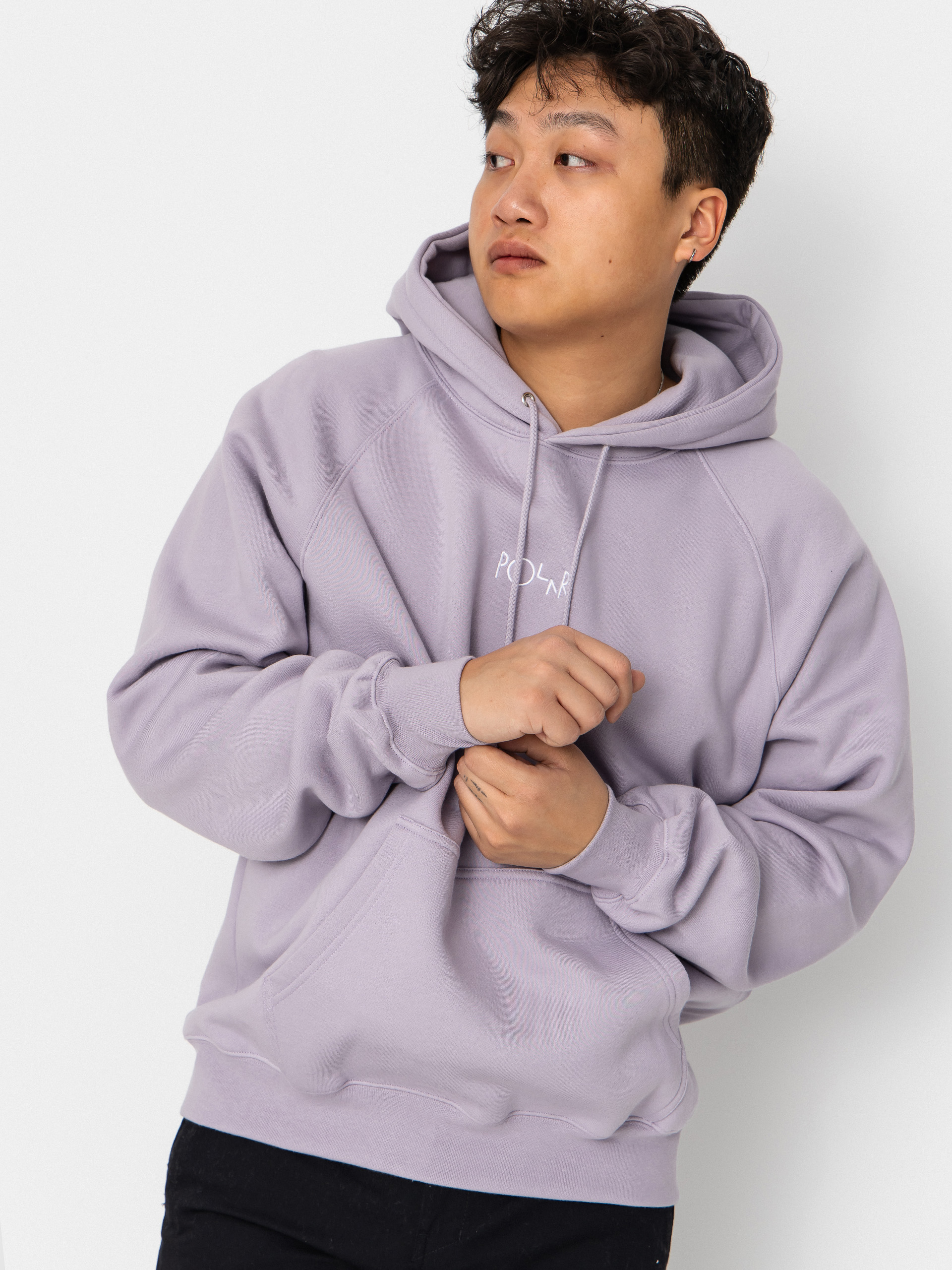 Mikina s kapucí Polar Skate Default HD (pale purple)