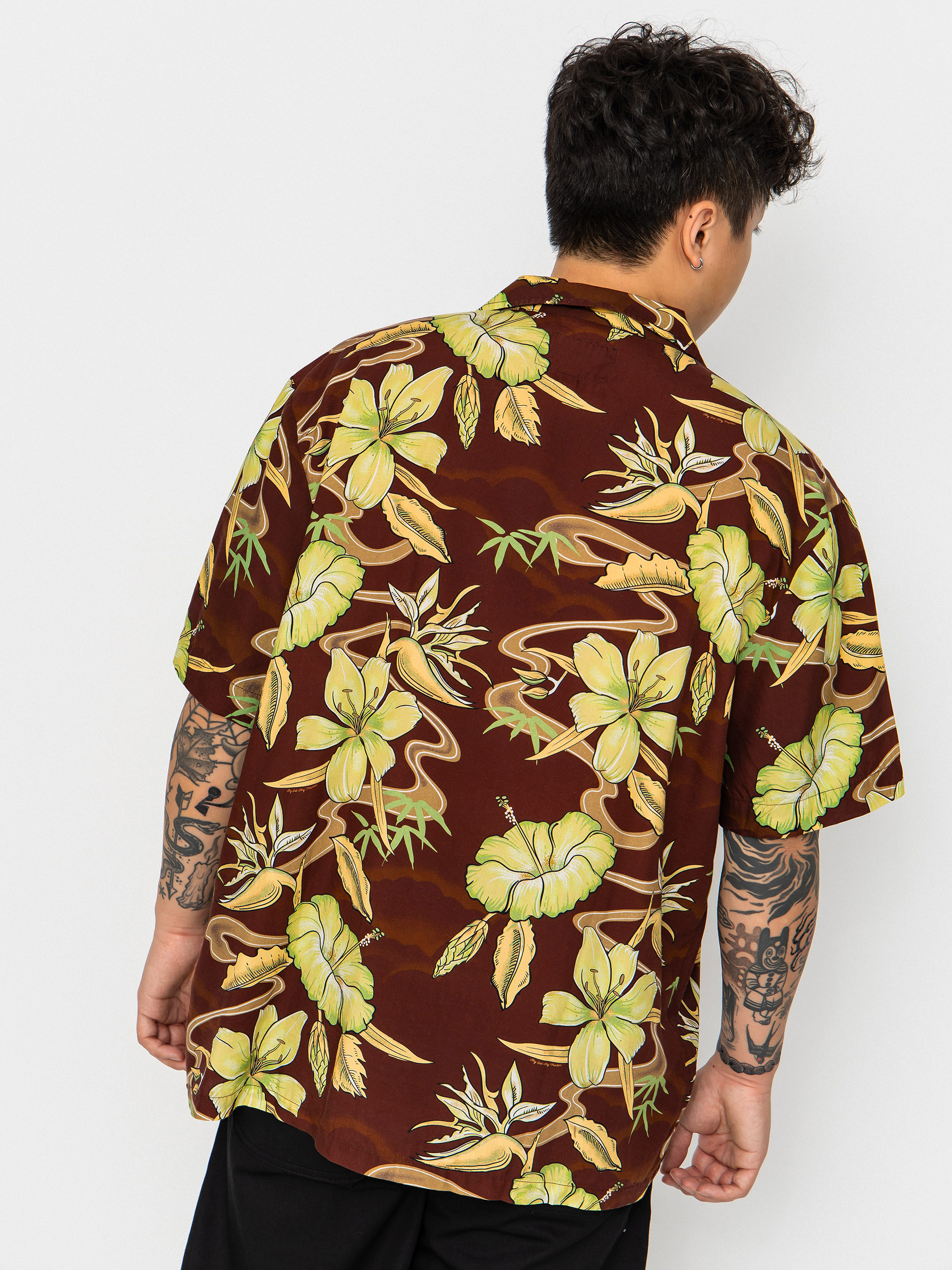 Košile Deus Ex Machina Broadus (brown)