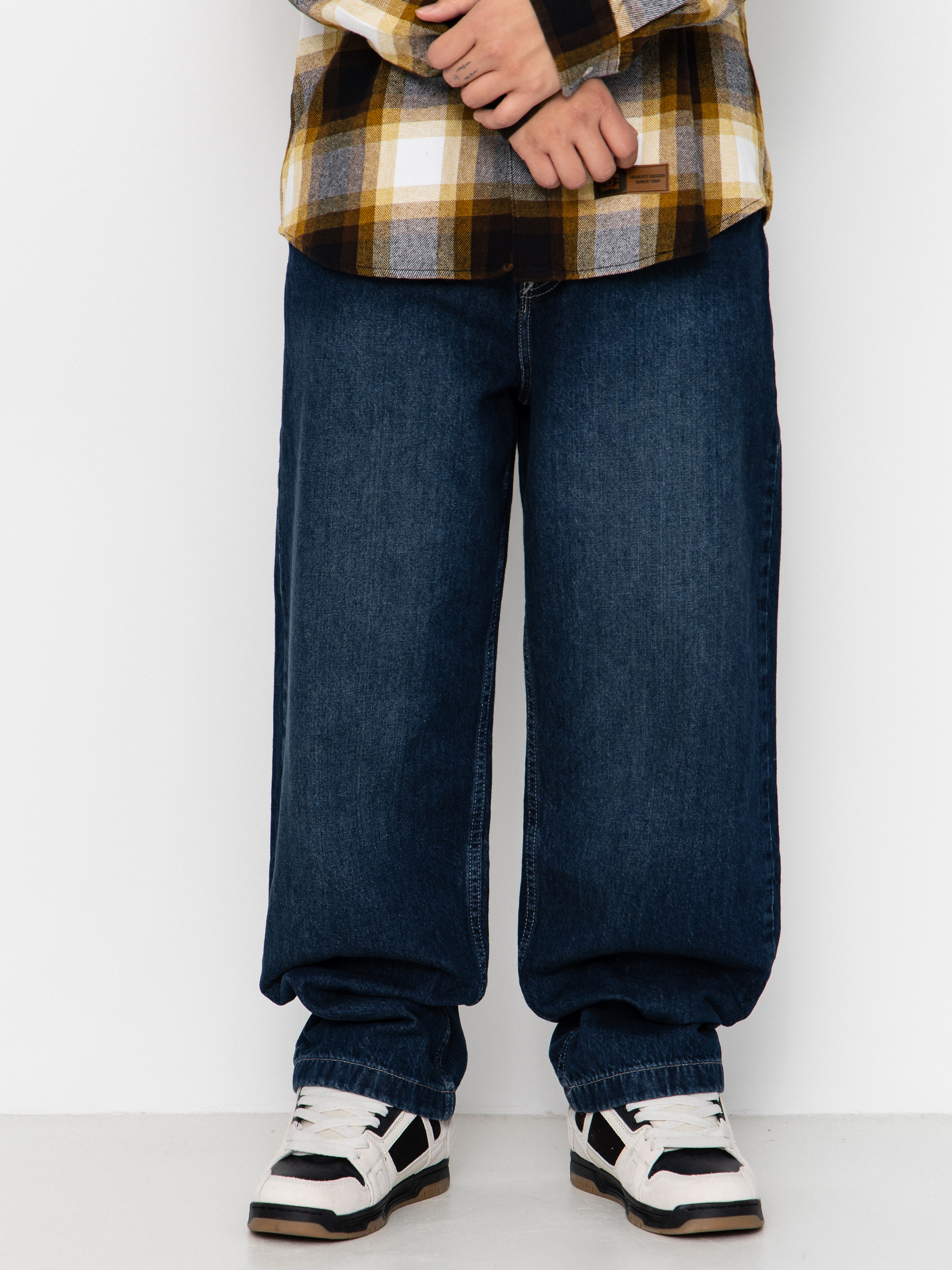 Kalhoty DC Worker Baggy Denim Double That (dark denim)