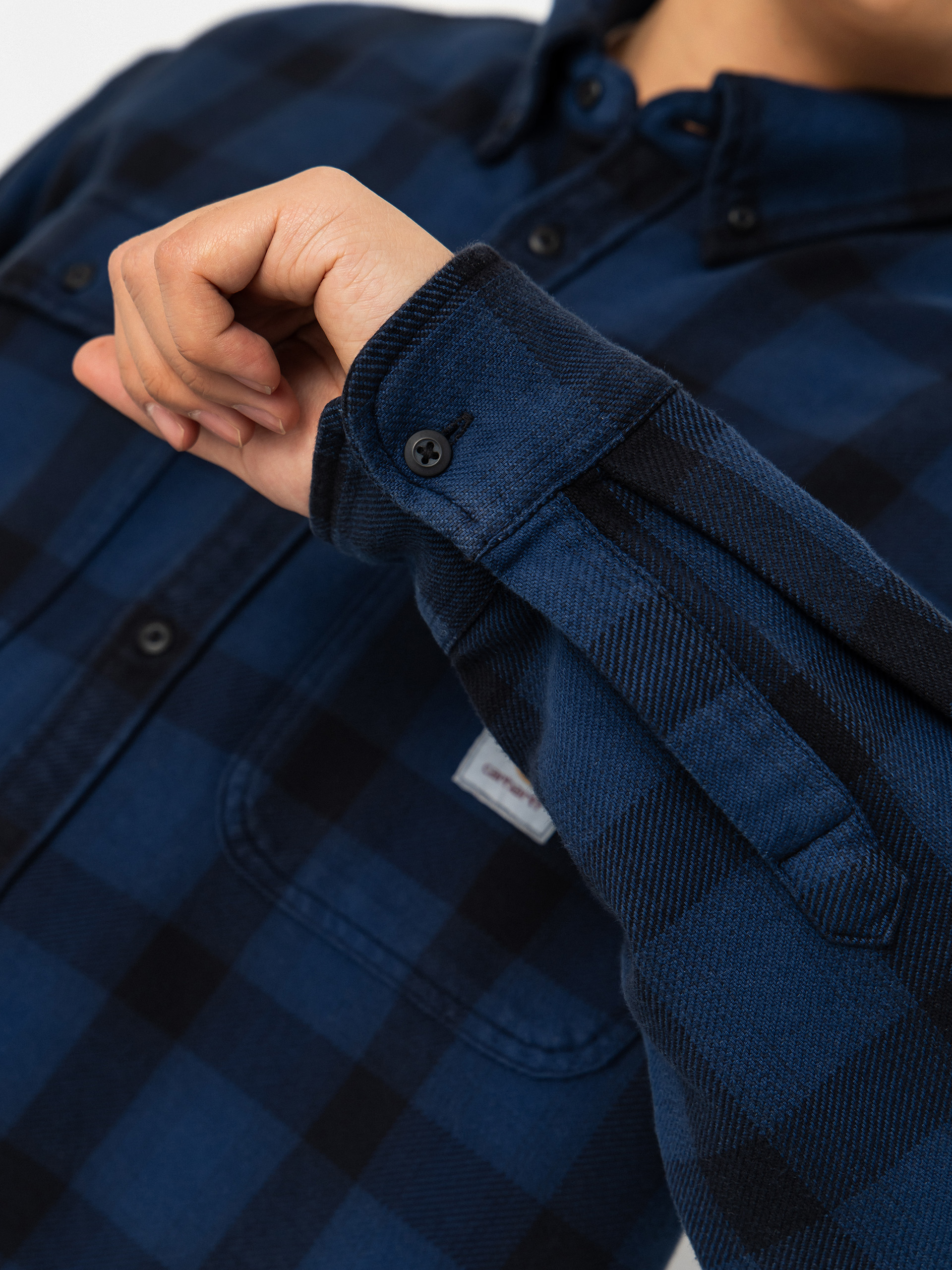 Košile Carhartt WIP Edmands (edmands check/natural/jupiter)