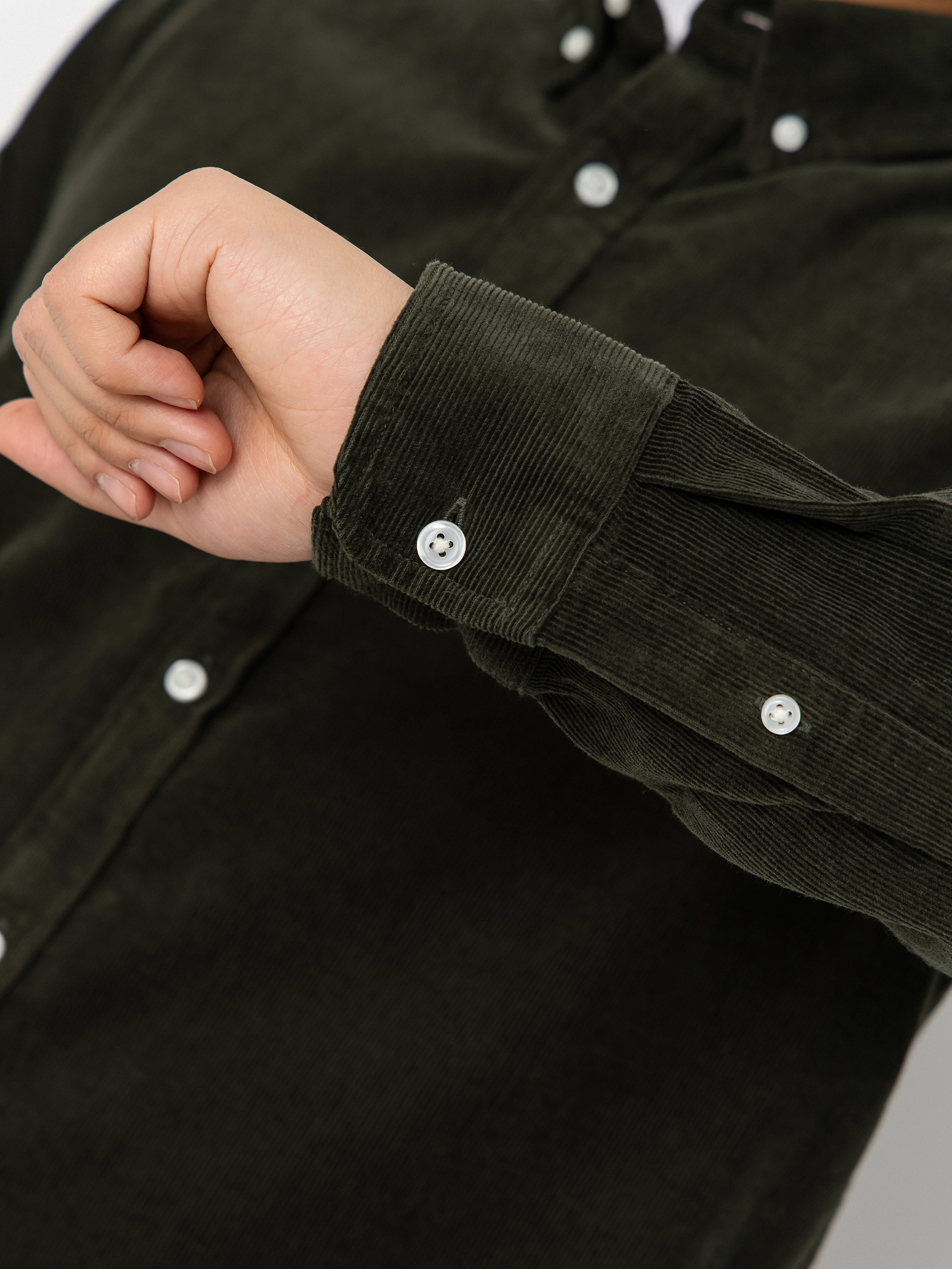 Košile Carhartt WIP Madison Fine Cord (opuntia/wax)