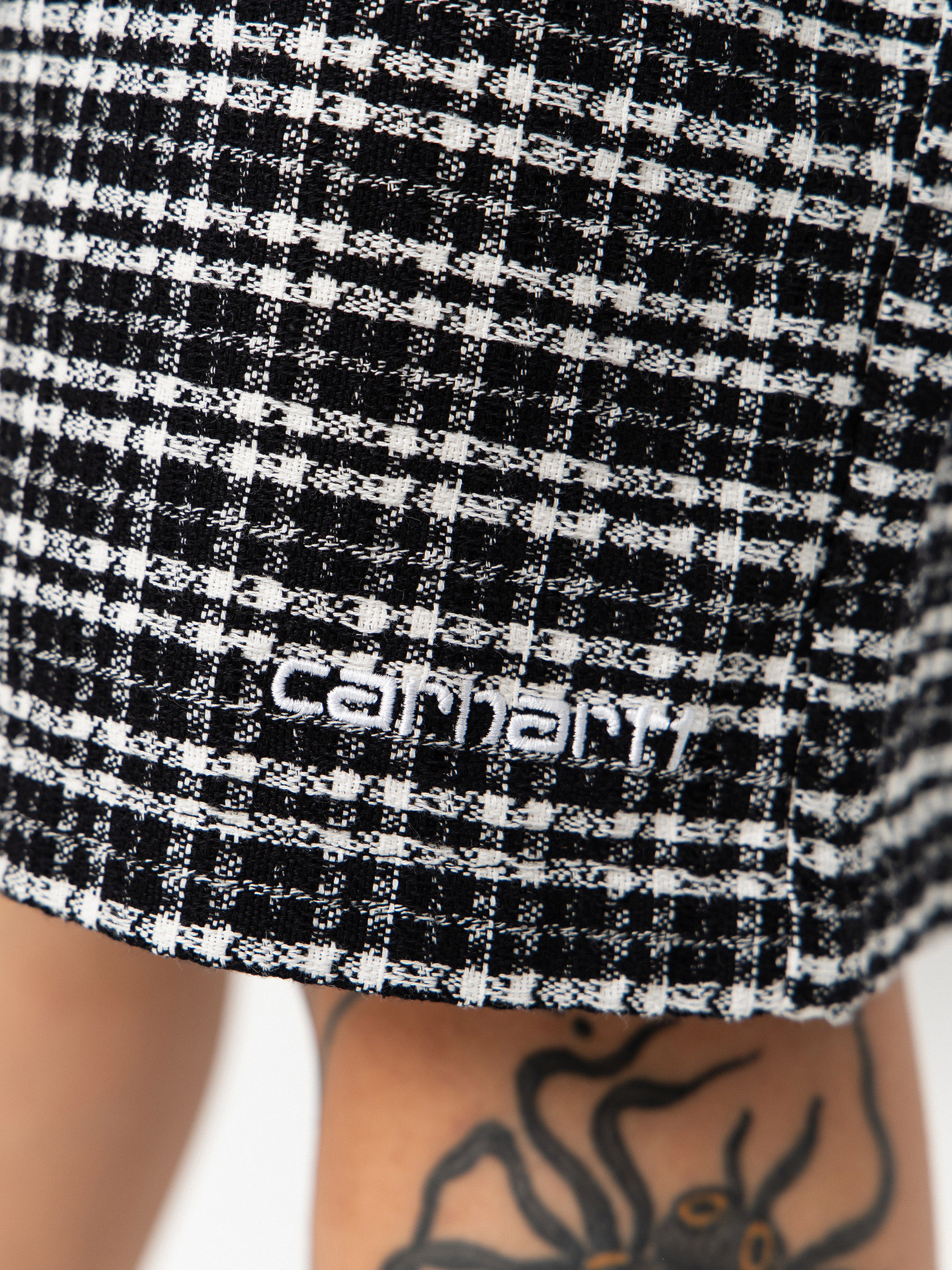 Kraťasy Carhartt WIP Kander (kander check/black)