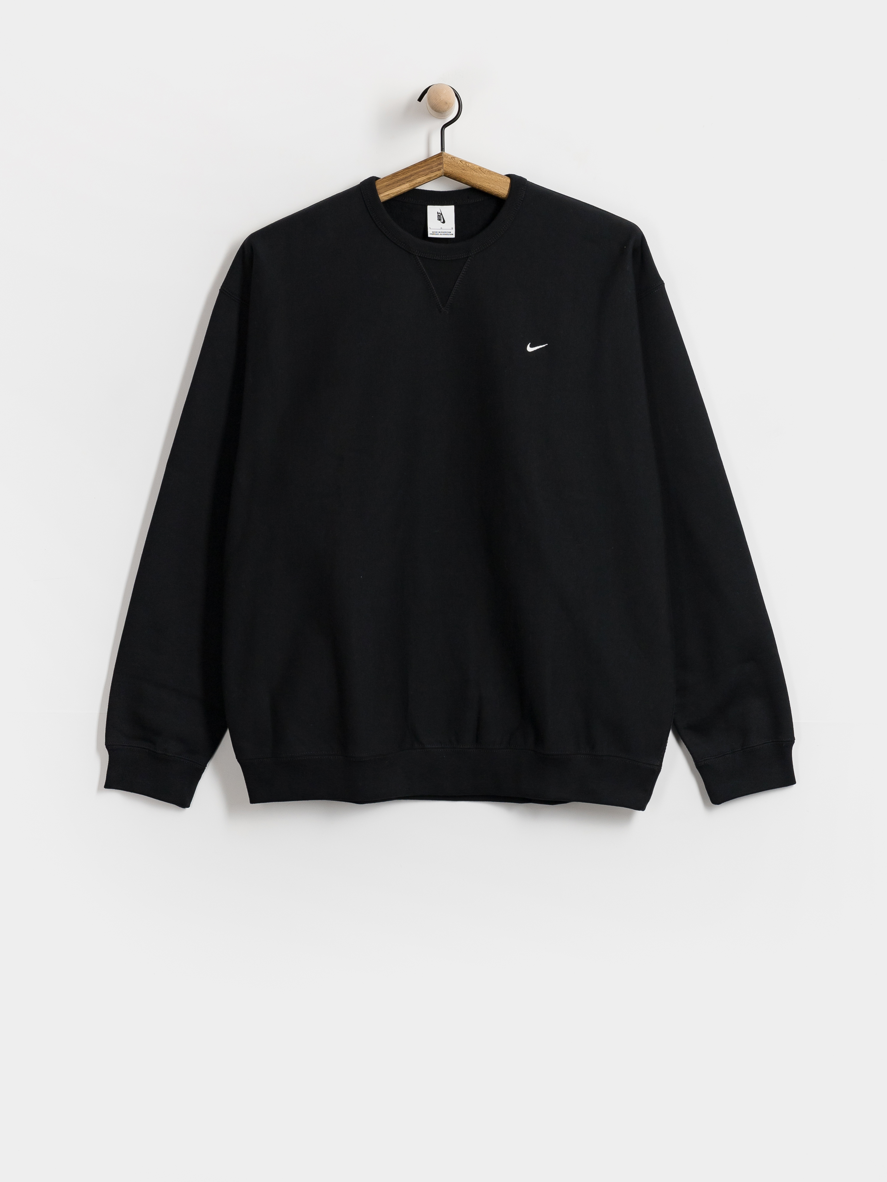 Mikina Nike SB Solo Swoosh (black/white)