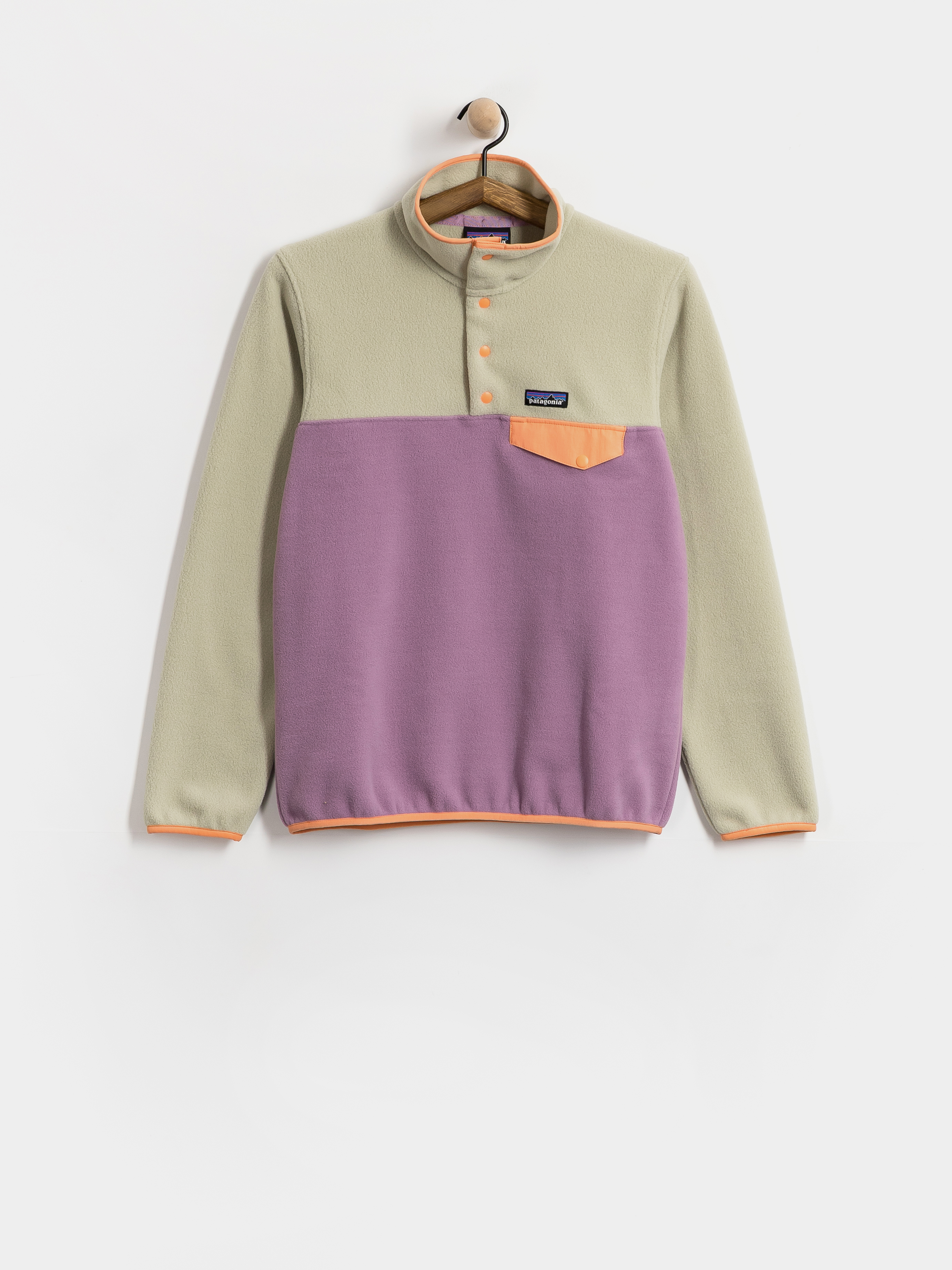 Dámský Fleecová mikina Patagonia Lightweight Synchilla Snap T (light violet)