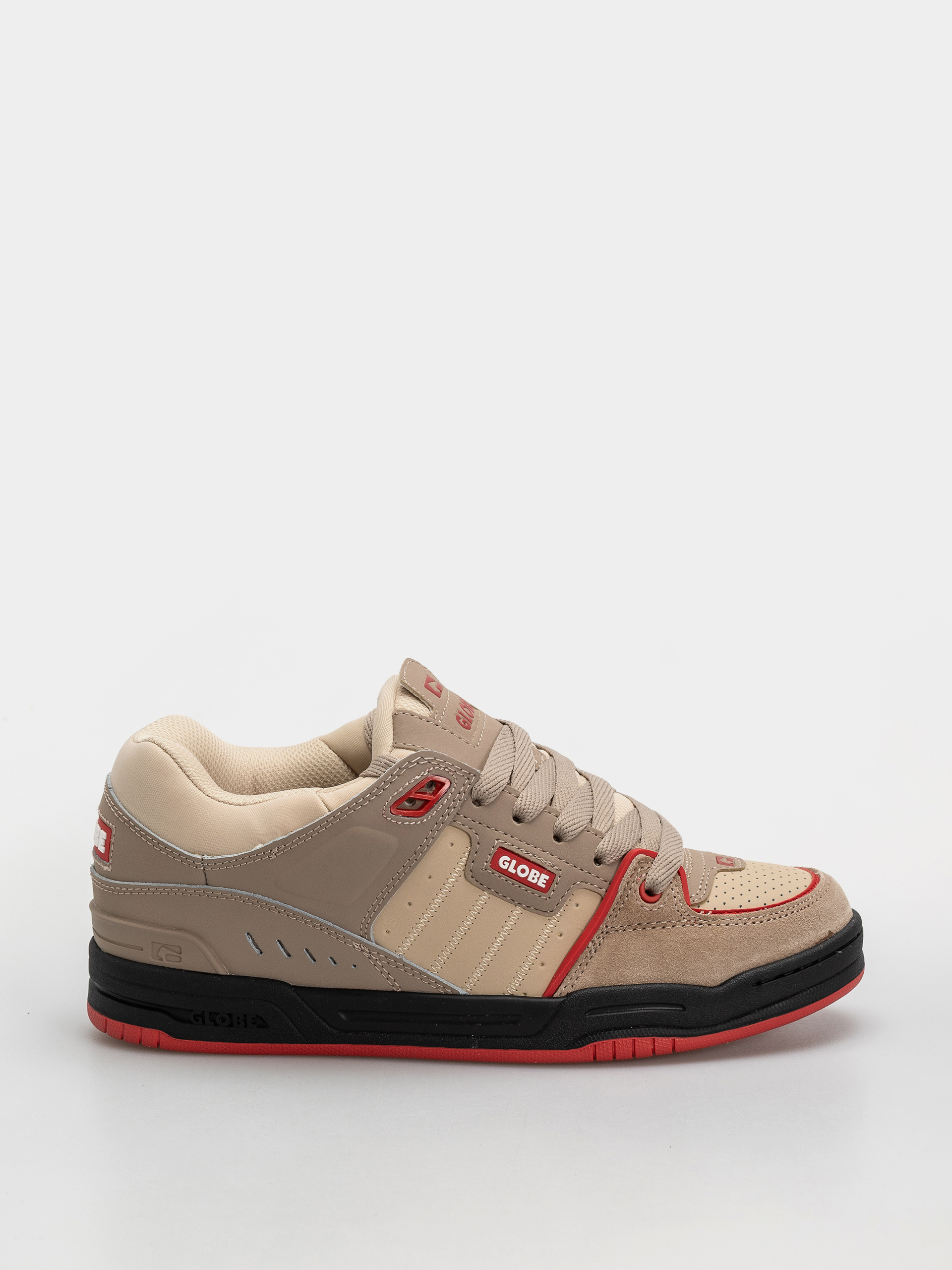 Boty Globe Fusion (khaki/red)
