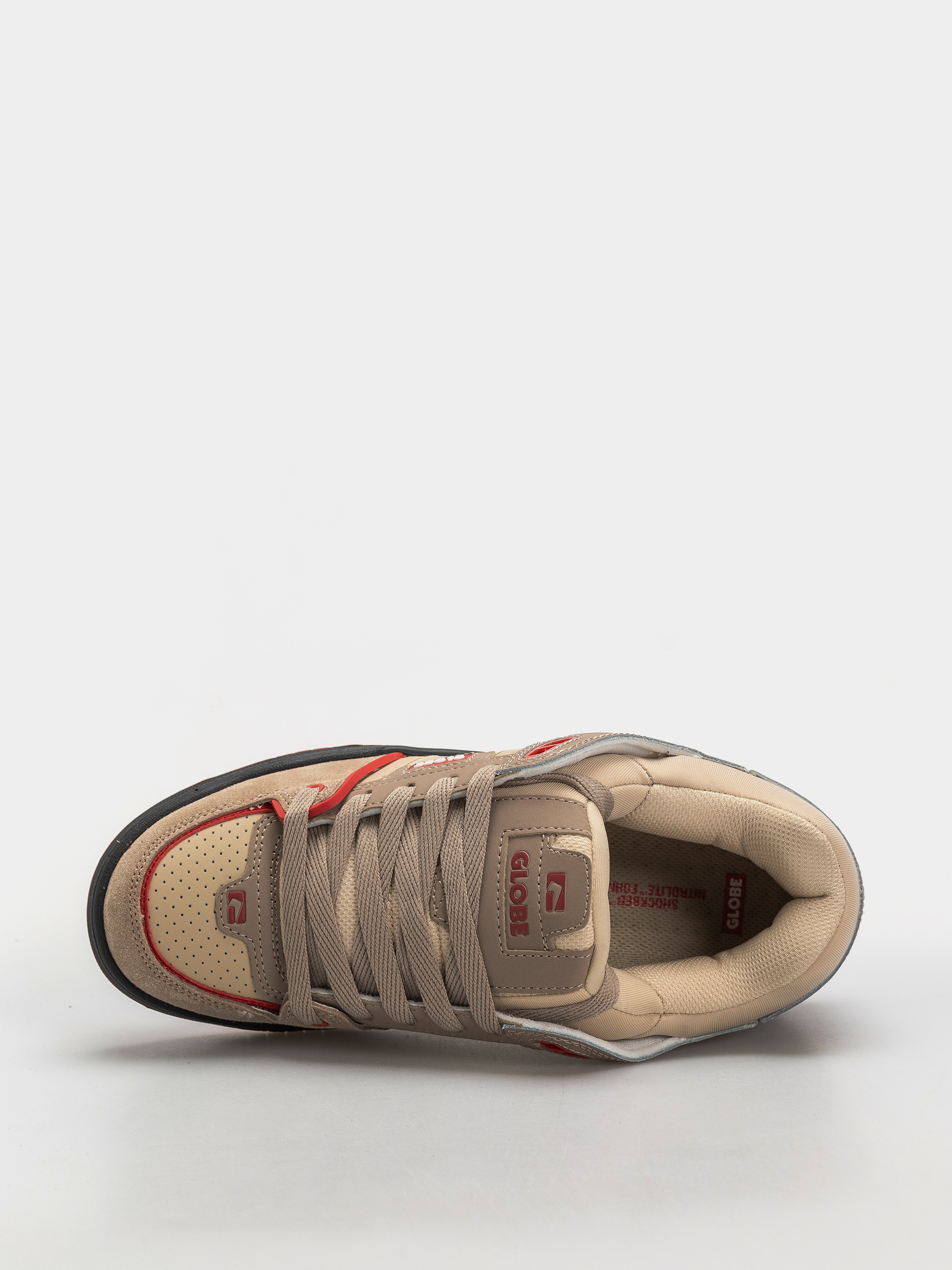 Boty Globe Fusion (khaki/red)