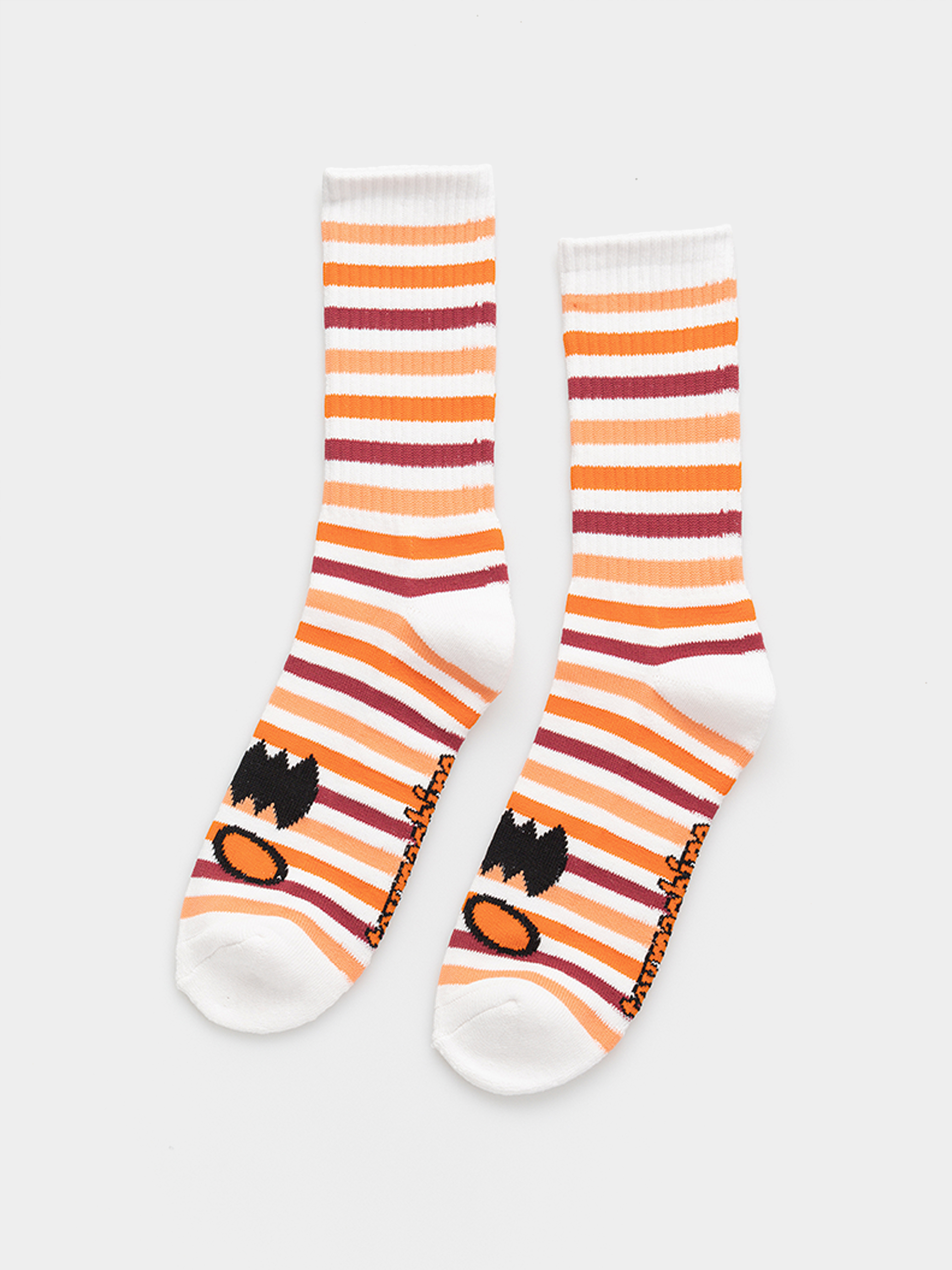 Ponožky Toy Machine Monster Face Mini Stripe (orange)