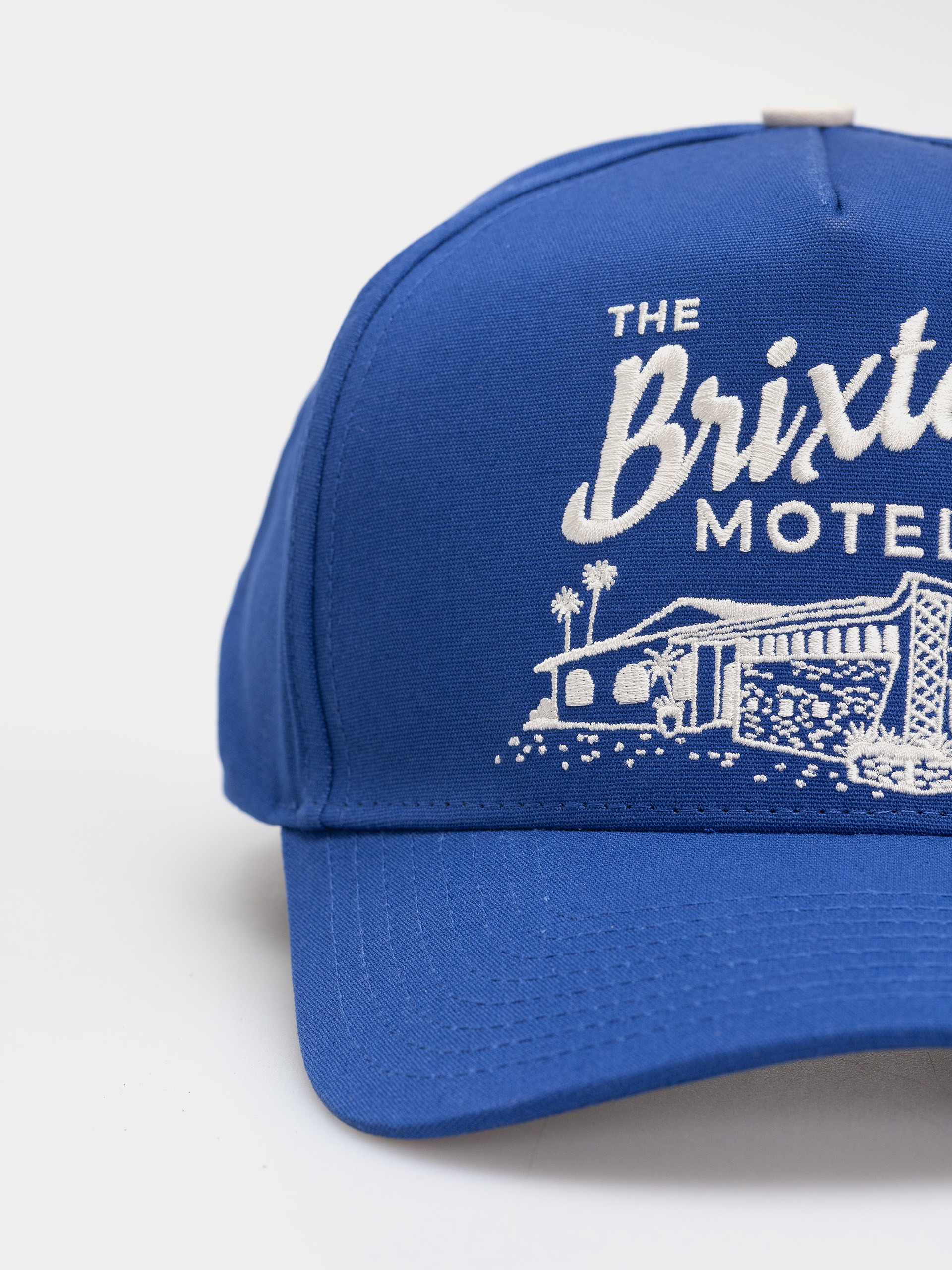 Kšiltovka Brixton Motel C Np Hp Snapback (electric blue/off white)