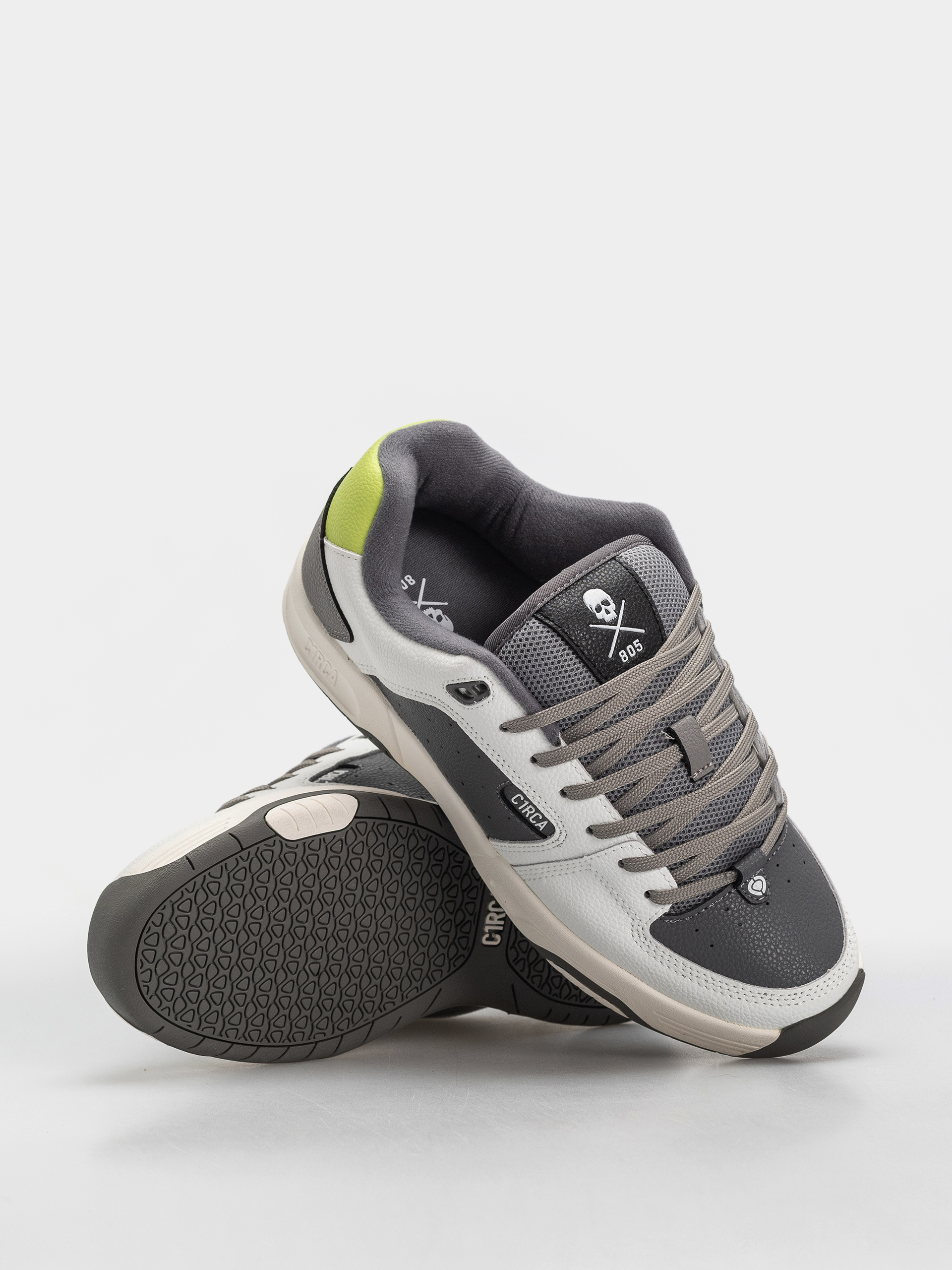Boty Circa 805 (dark gray/white/lime)