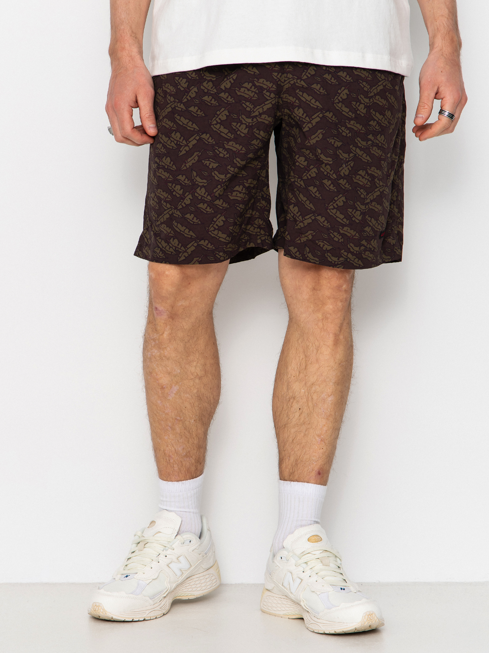 Kraťasy Gramicci Nylon Packable G-Short (brown leaf)
