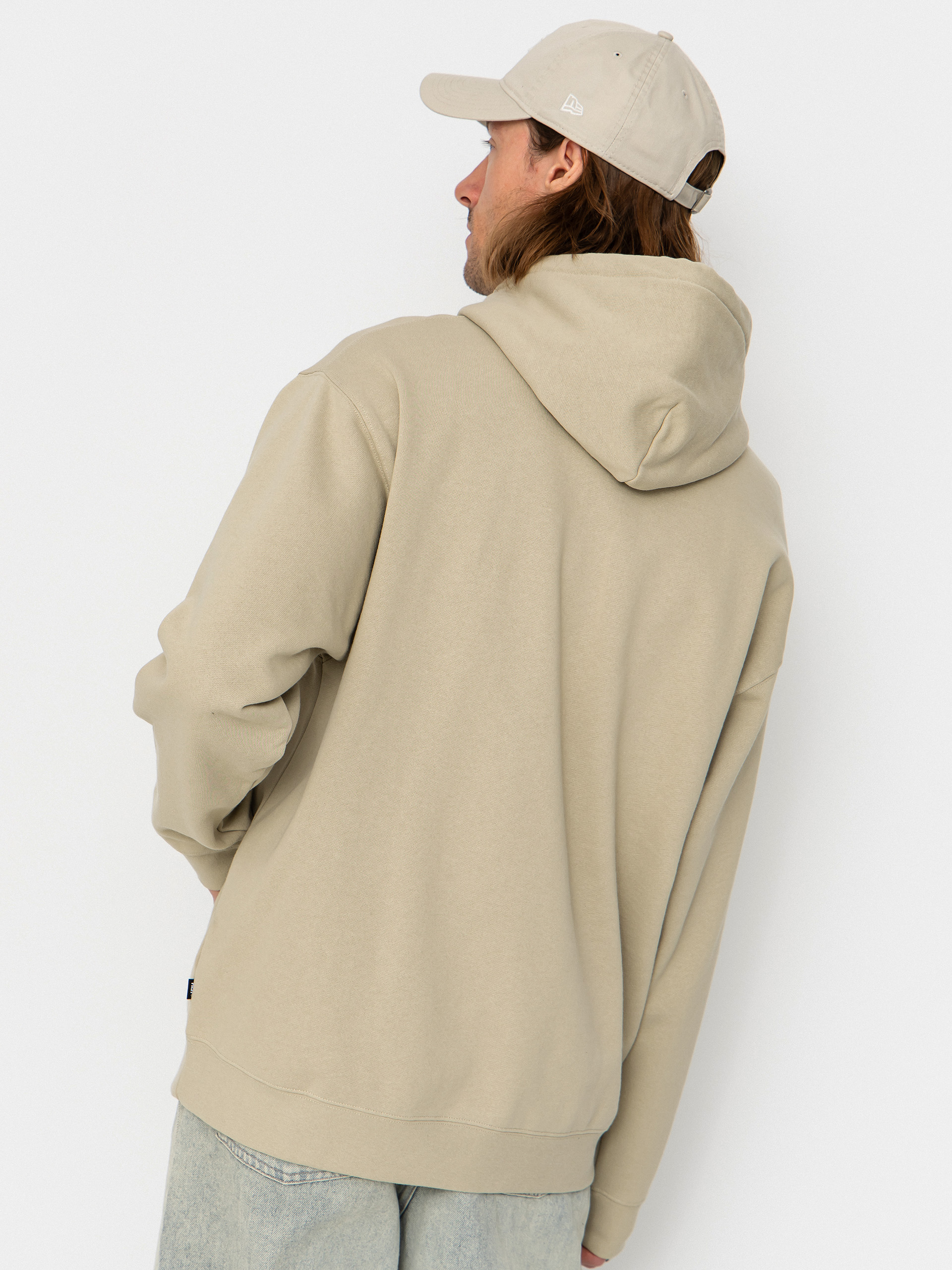 Mikina s kapucí HUF Classic Arch HD (sand)