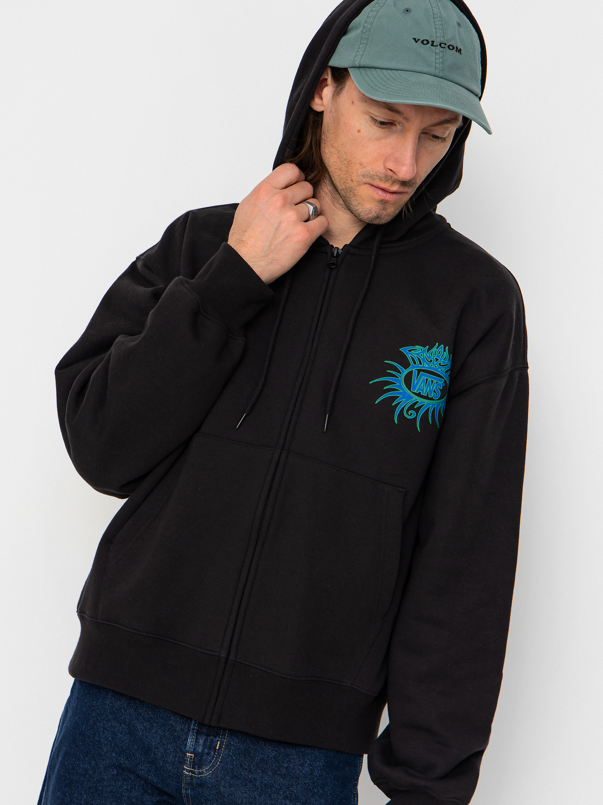 Mikina Vans Torched Full Zip (black)