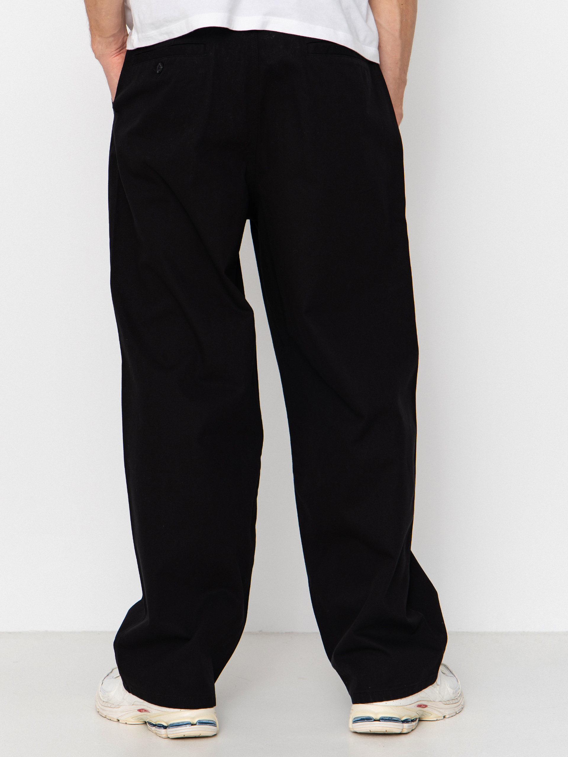 Kalhoty Volcom Baggos Pleat (black)