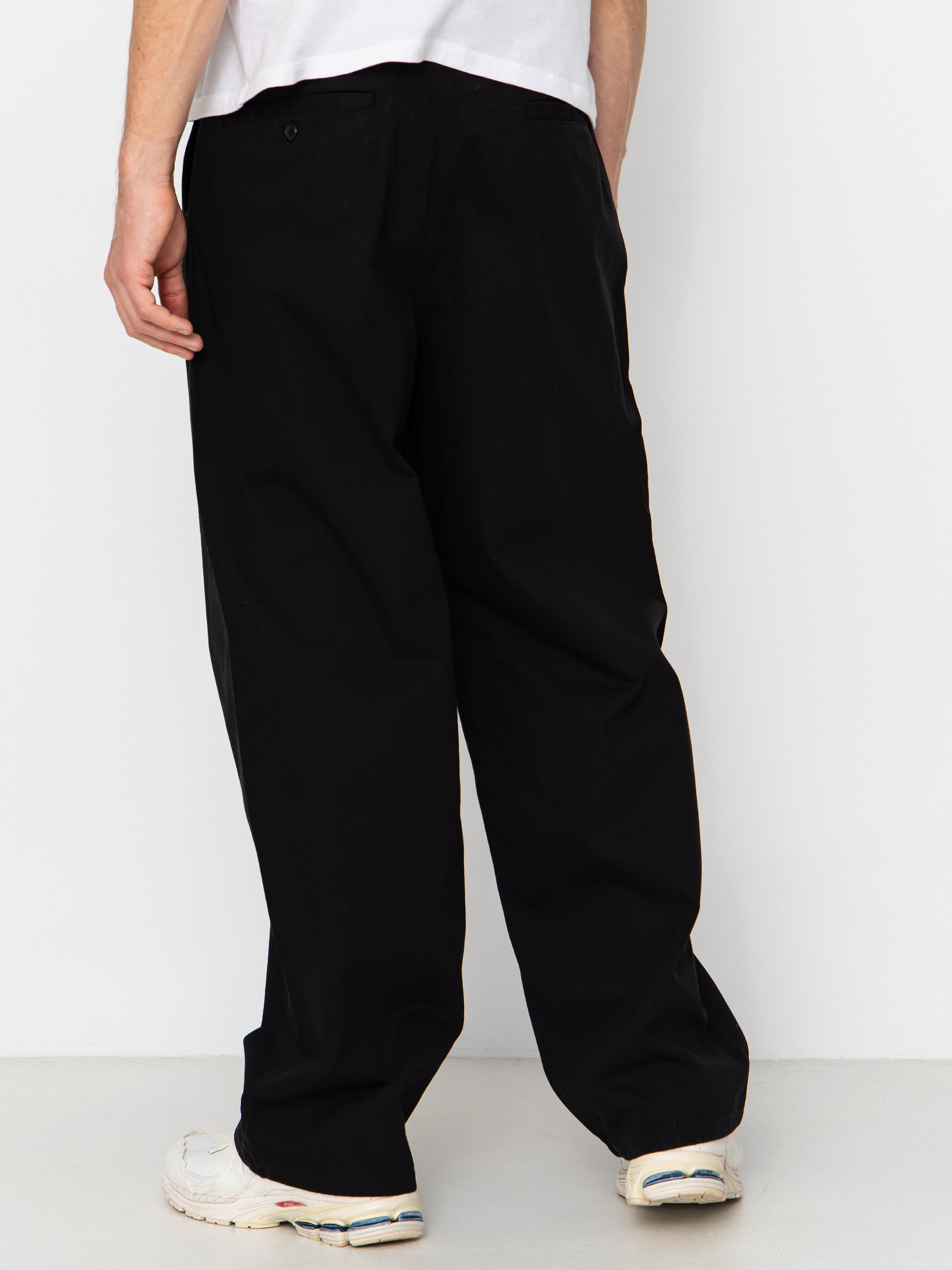 Kalhoty Volcom Baggos Pleat (black)