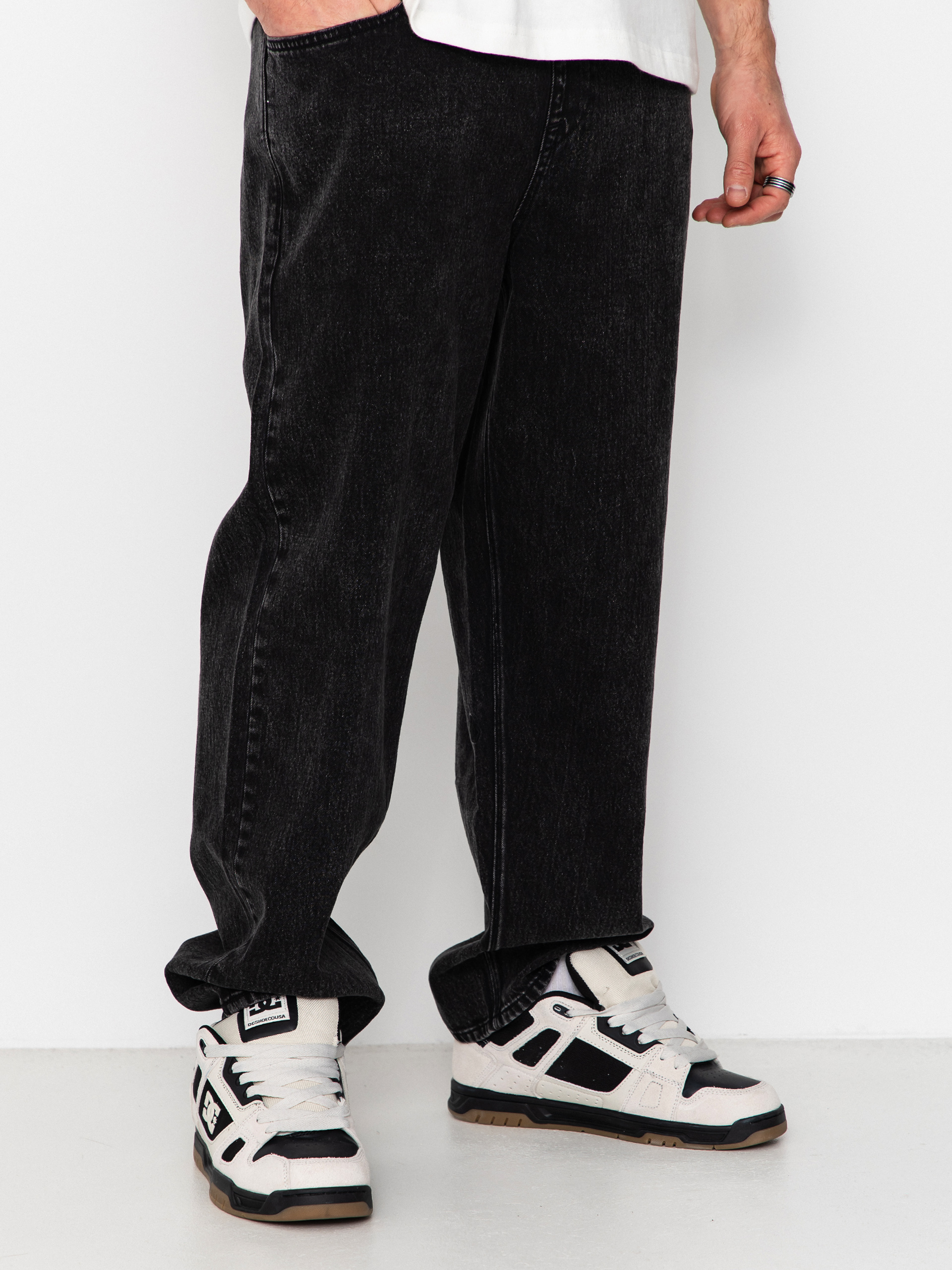 Kalhoty Volcom Freazy Loose Ew (blackity black)