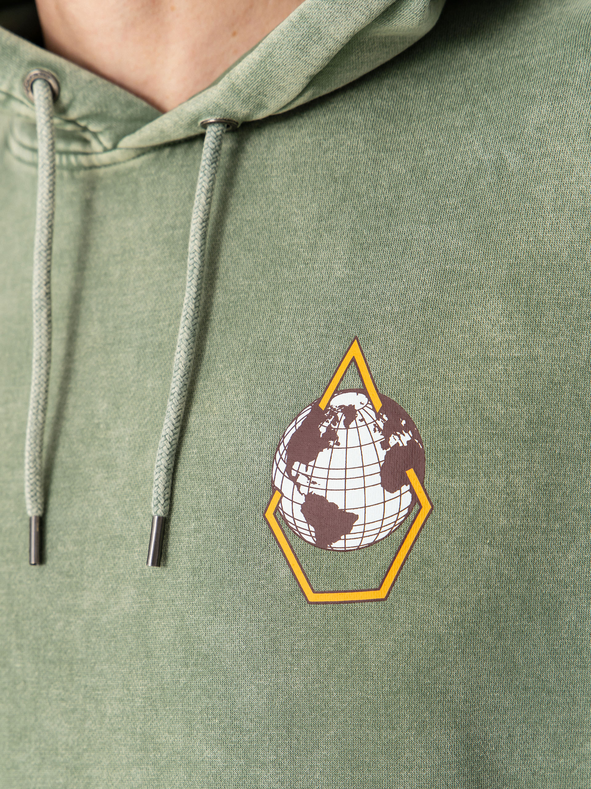 Mikina s kapucí Volcom Earth Tripper HD (brolive)