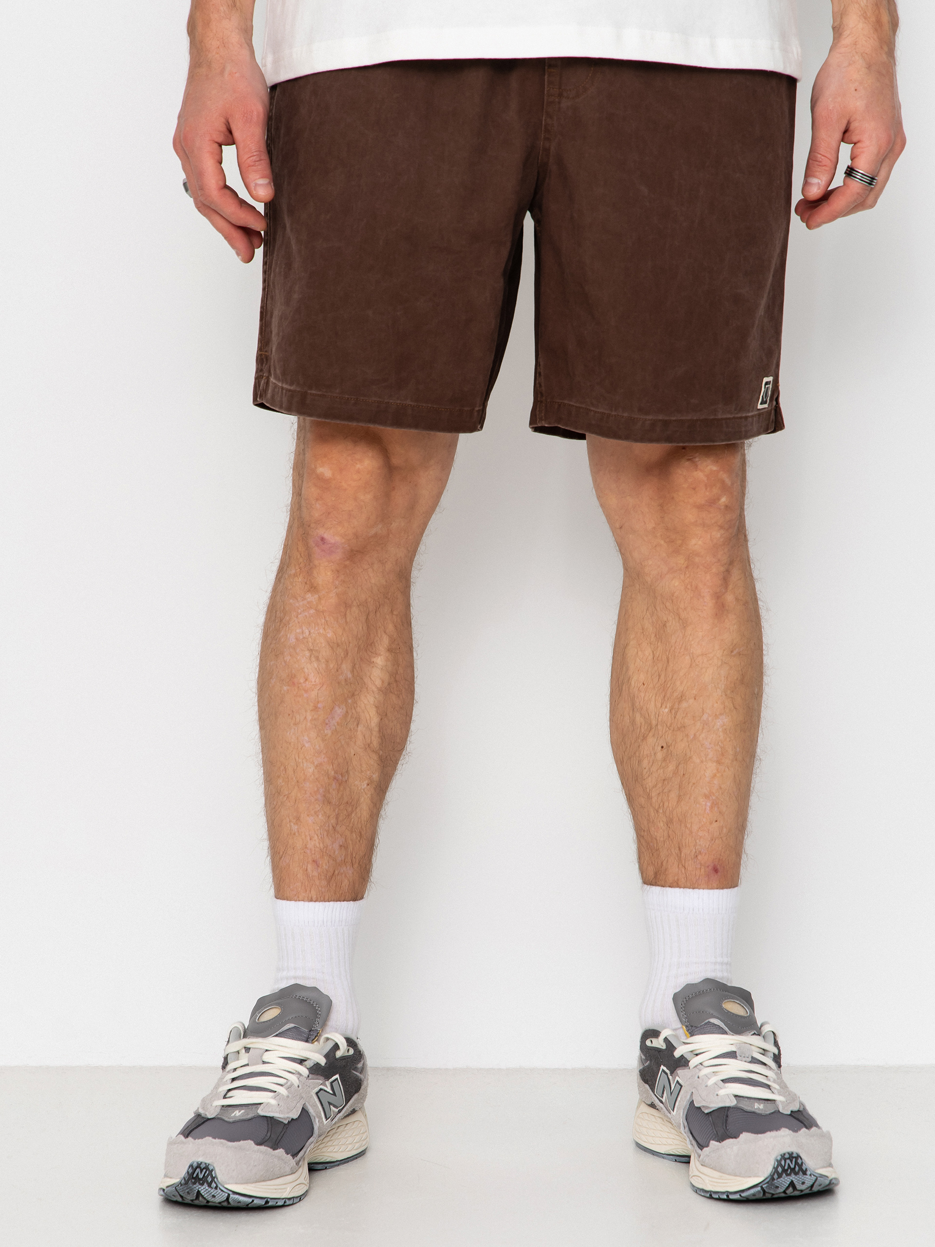 Kraťasy Brixton Everyday Vintage Wash (chocolate)