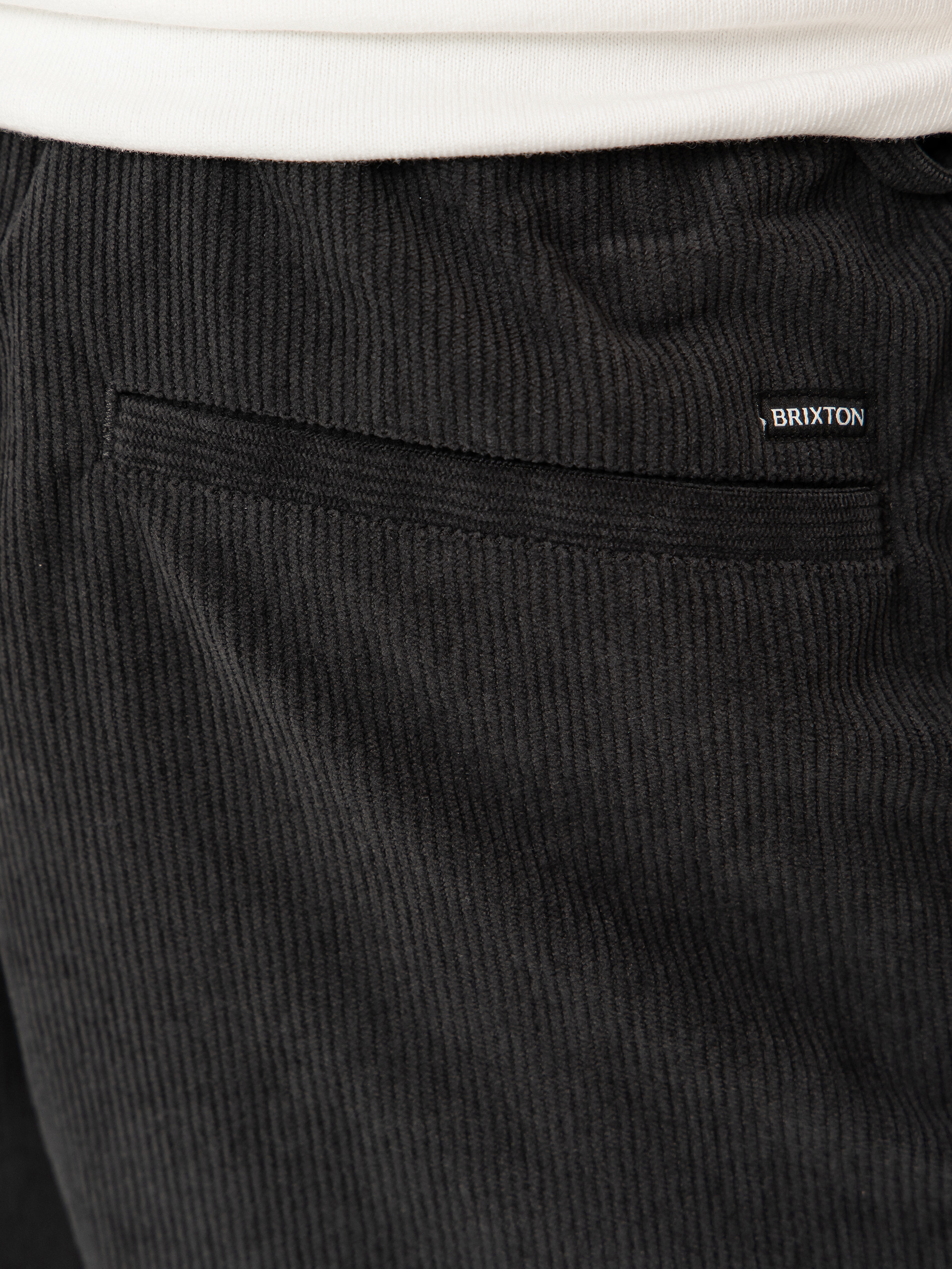 Kraťasy Brixton Everyday Corduroy (vintage black)