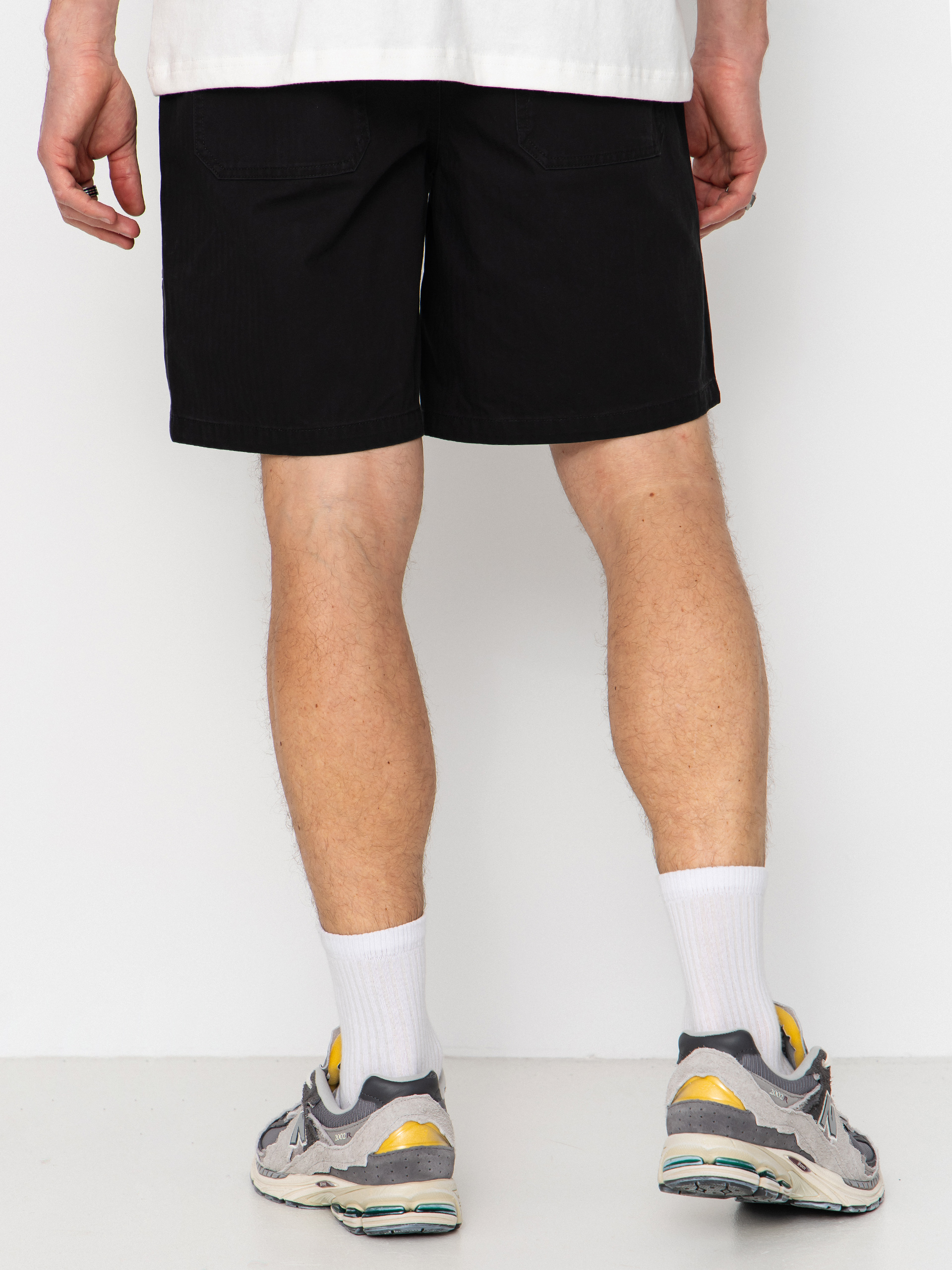 Kraťasy Brixton Surplus Vw Herringbone (washed black)