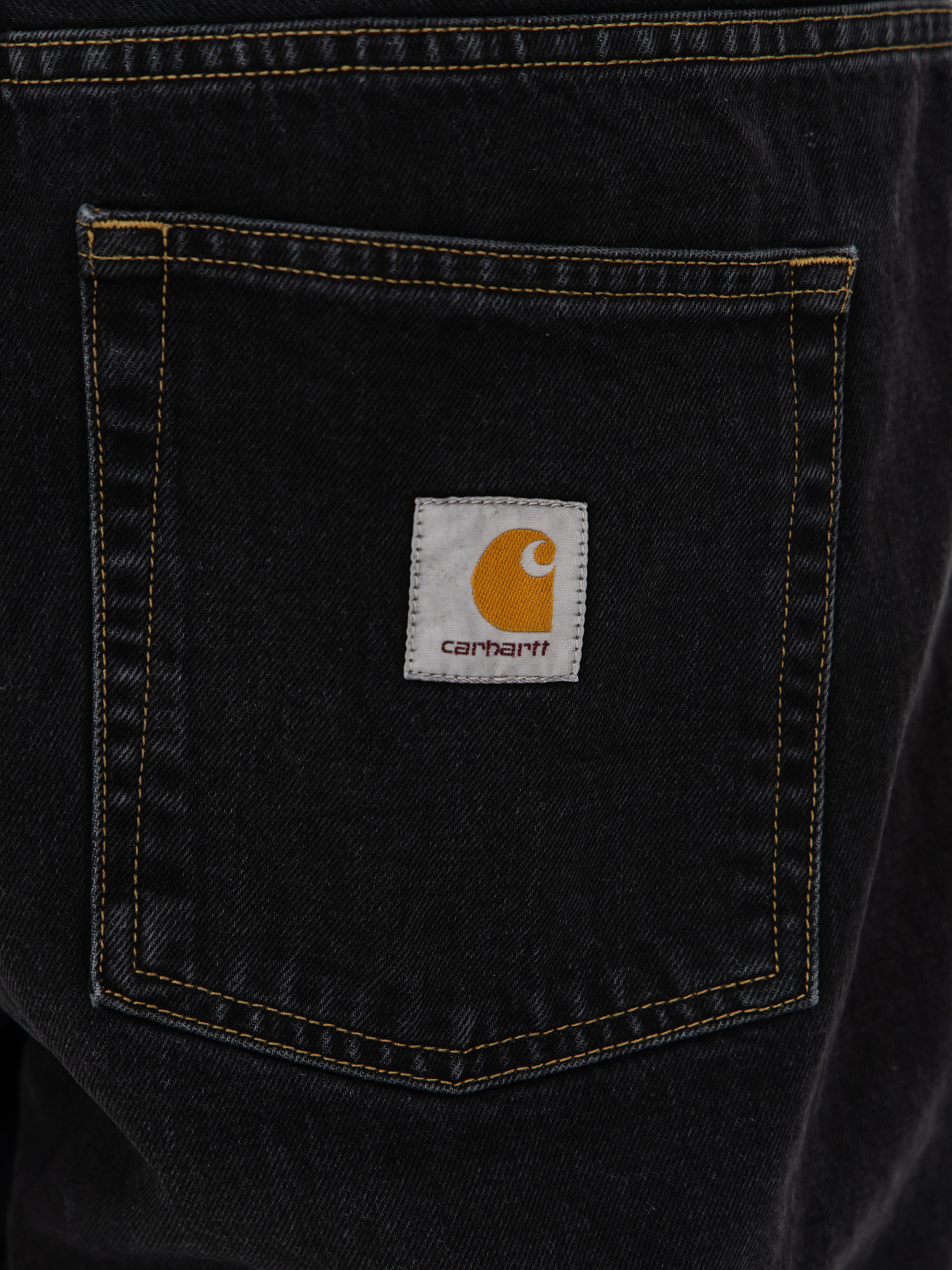 Kraťasy Carhartt WIP Brandon (black stone washed)
