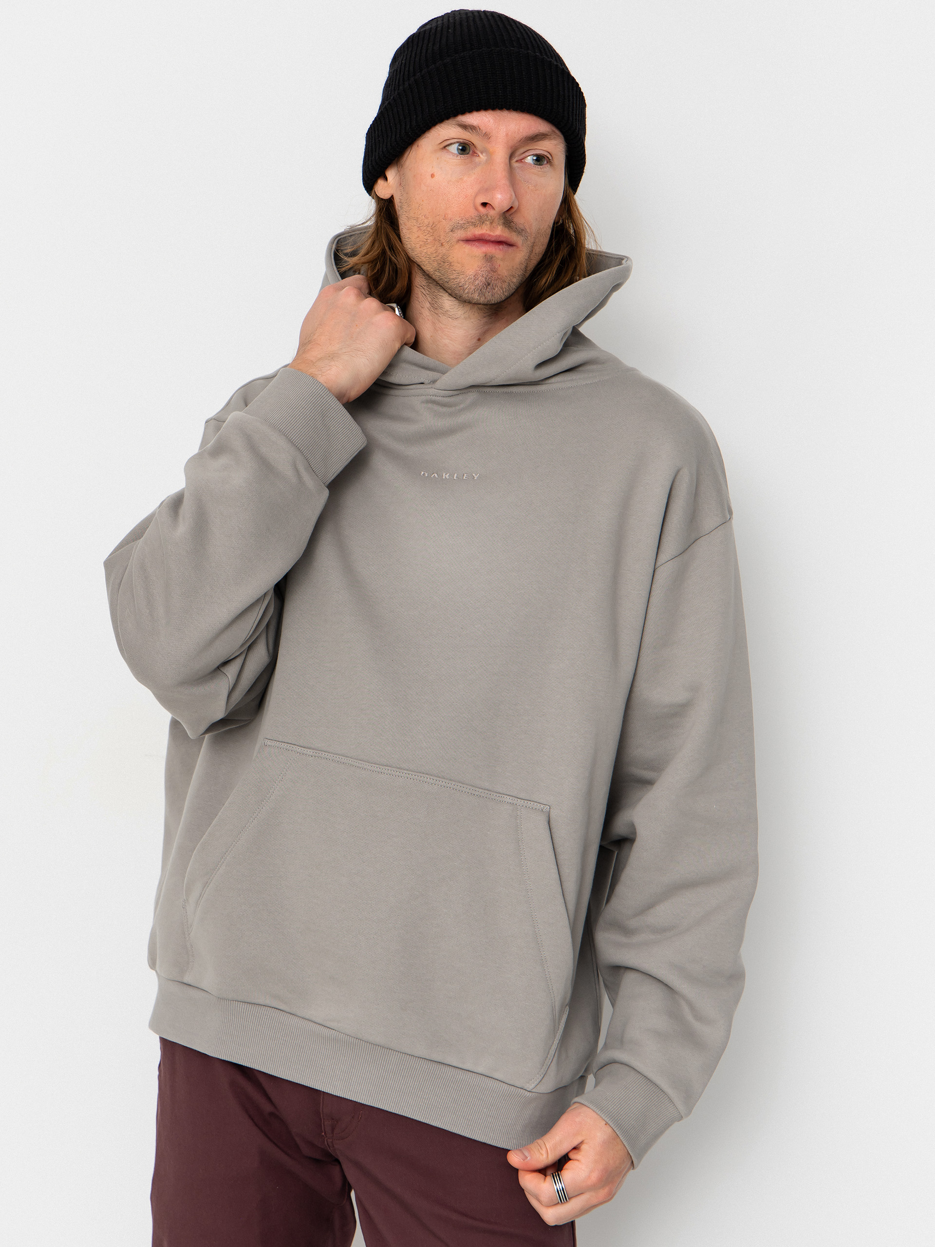 Mikina s kapucí Oakley Sandboard HD (cement)