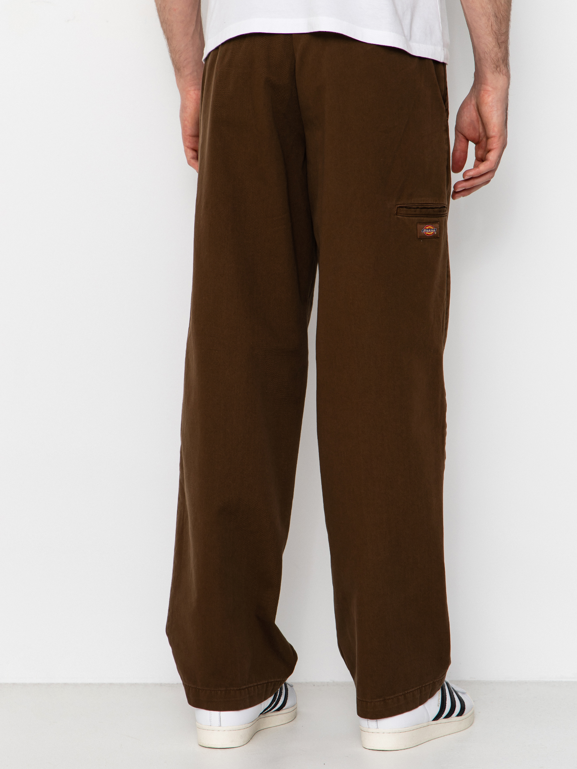 Kalhoty Dickies 247 Loose Garment Dyed Work (timber brown)