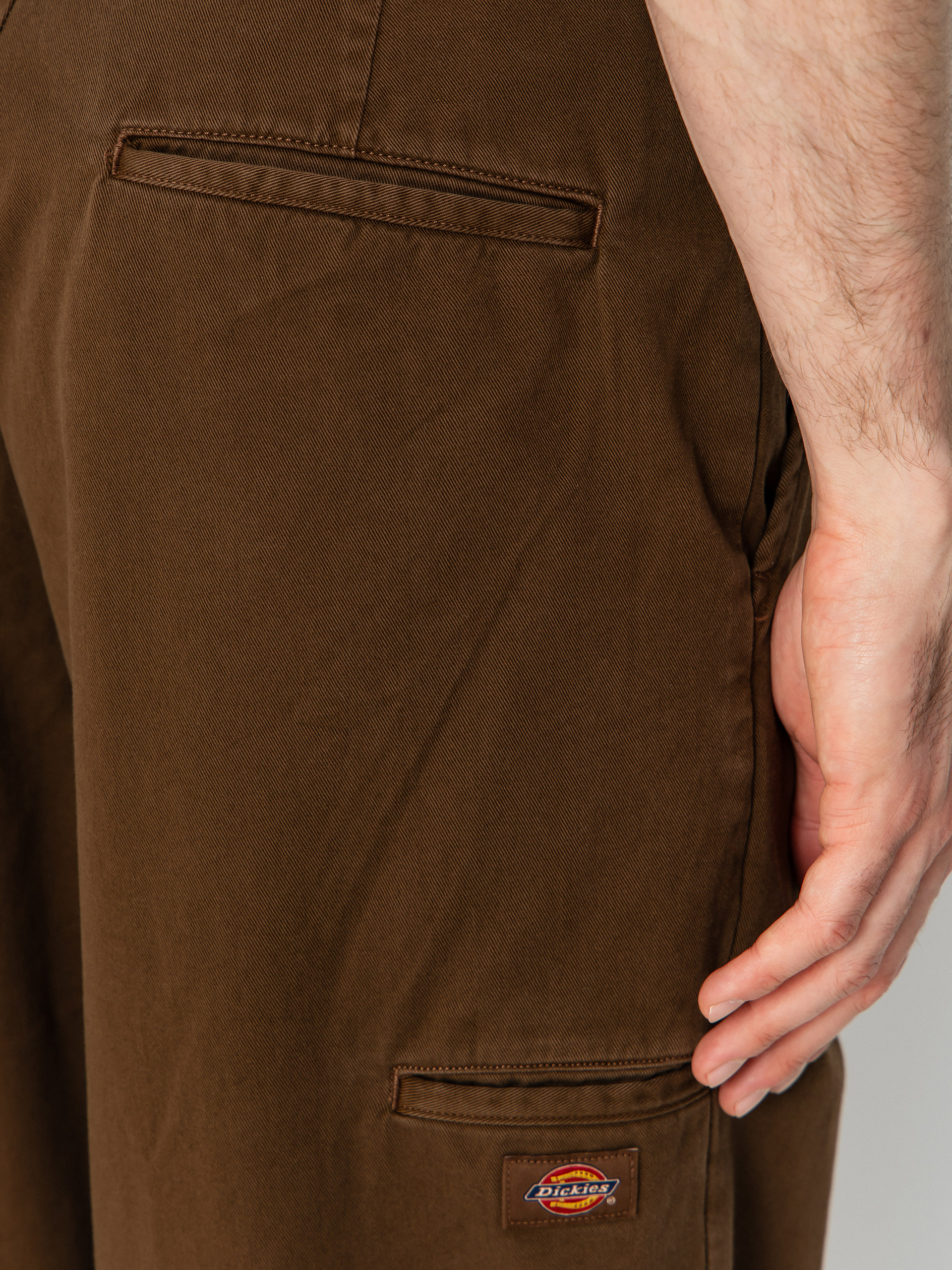 Kalhoty Dickies 247 Loose Garment Dyed Work (timber brown)